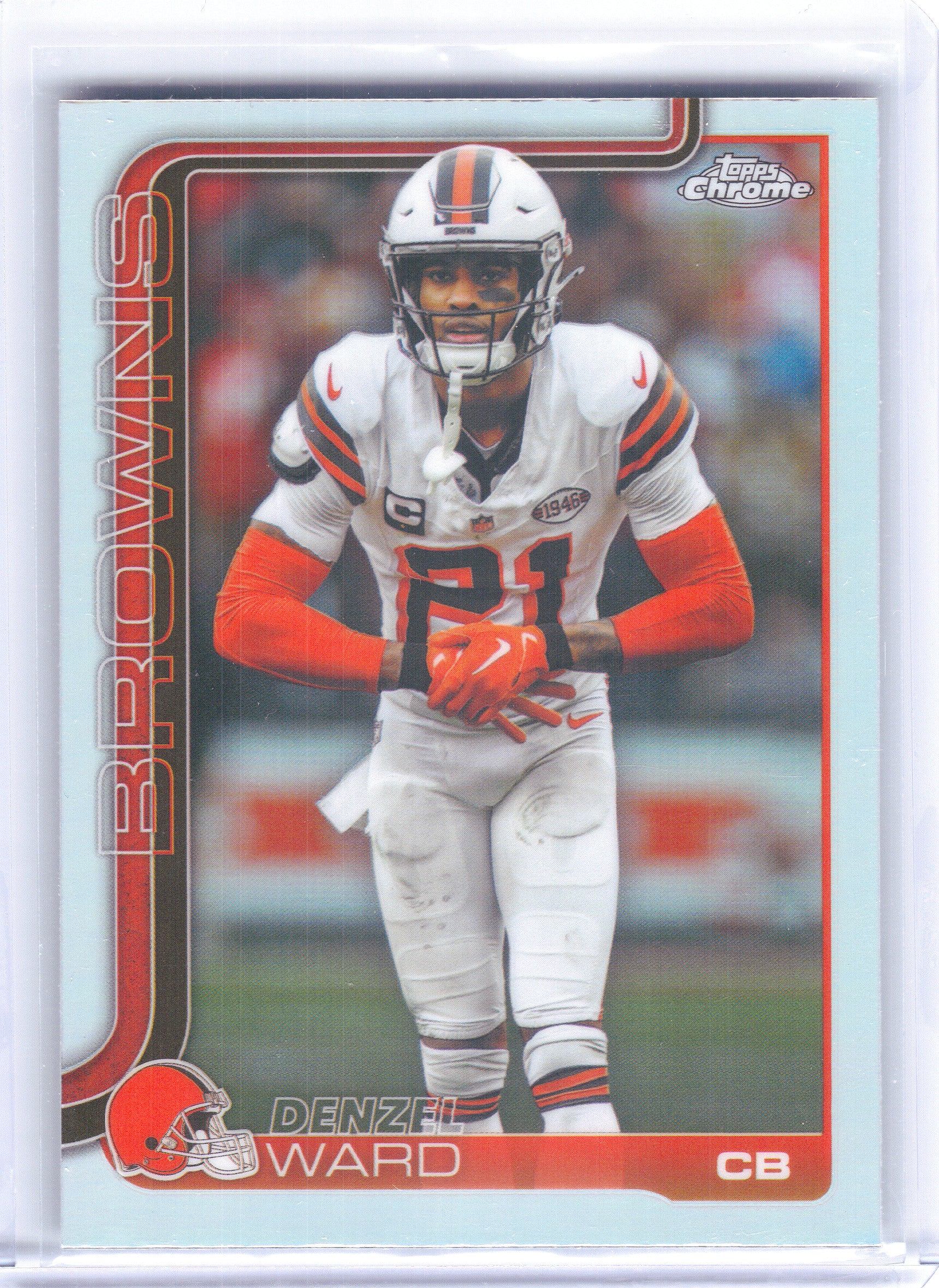 2025 Topps Chrome #74 Denzel Ward Cleveland Browns