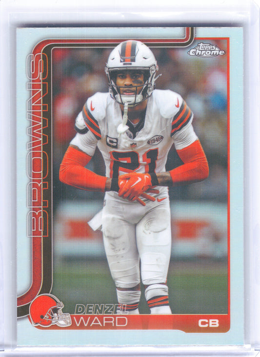 2025 Topps Chrome #74 Denzel Ward Cleveland Browns