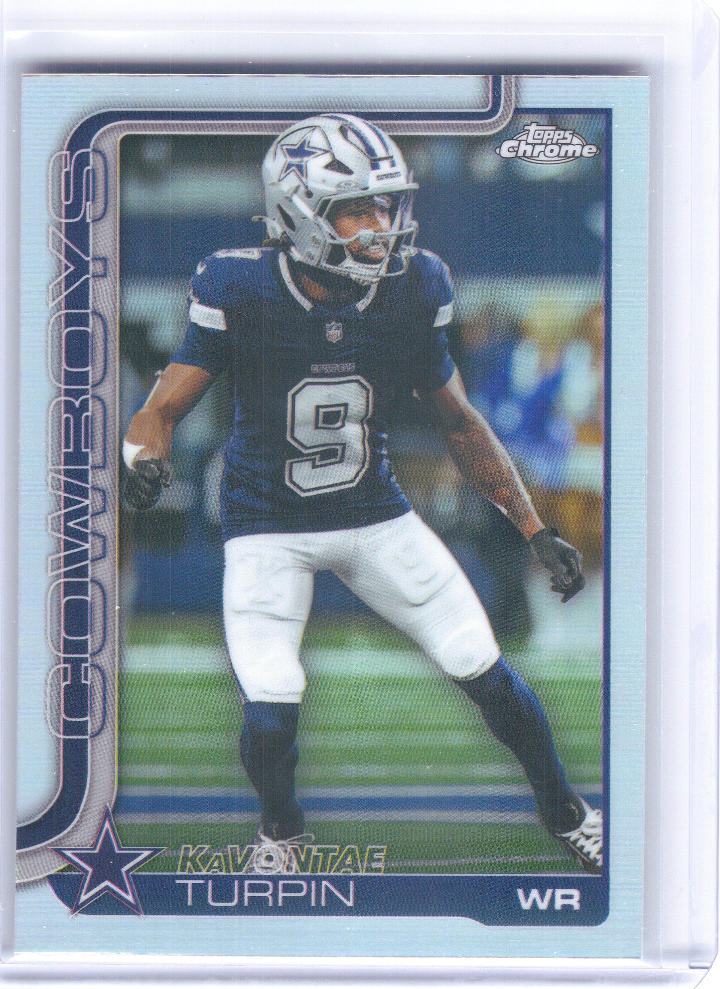 2025 Topps Chrome #84 KaVontae Turpin Refractor Dallas Cowboys