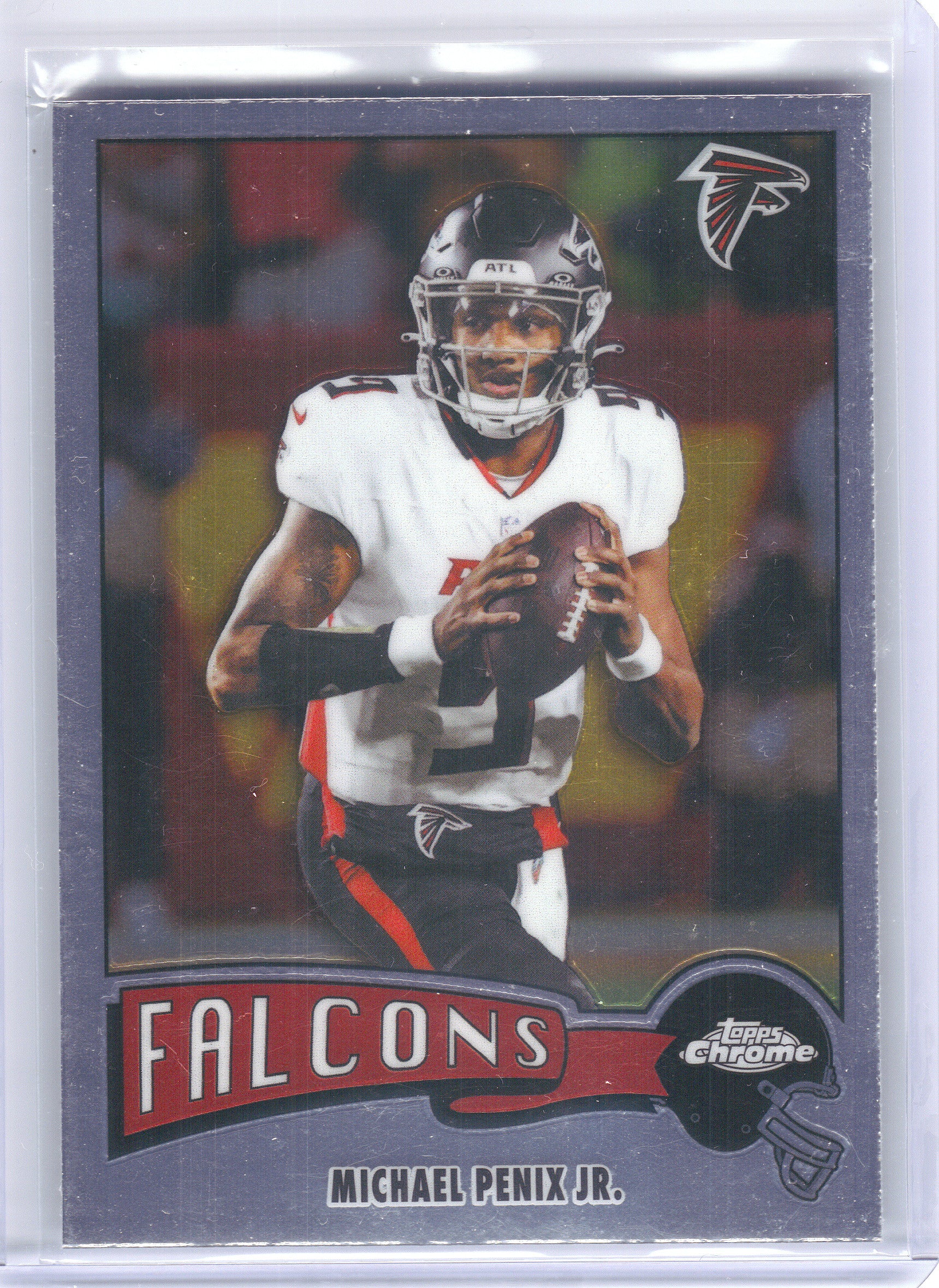2025 Topps Chrome #1975-2 Michael Penix Jr. 1975 Topps Atlanta Falcons