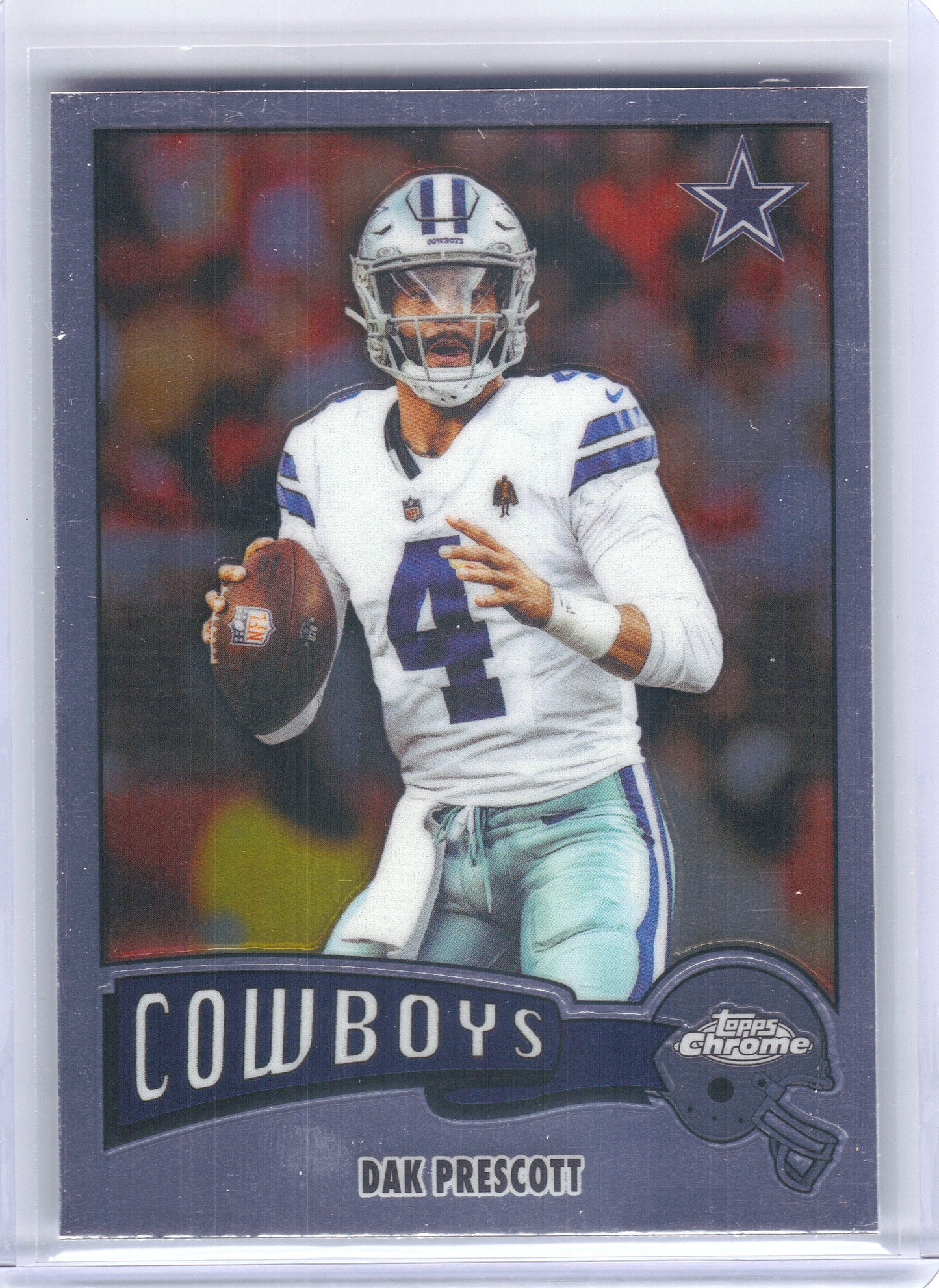 2025 Topps Chrome #1975-10 Dak Prescott 1975 Topps Dallas Cowboys