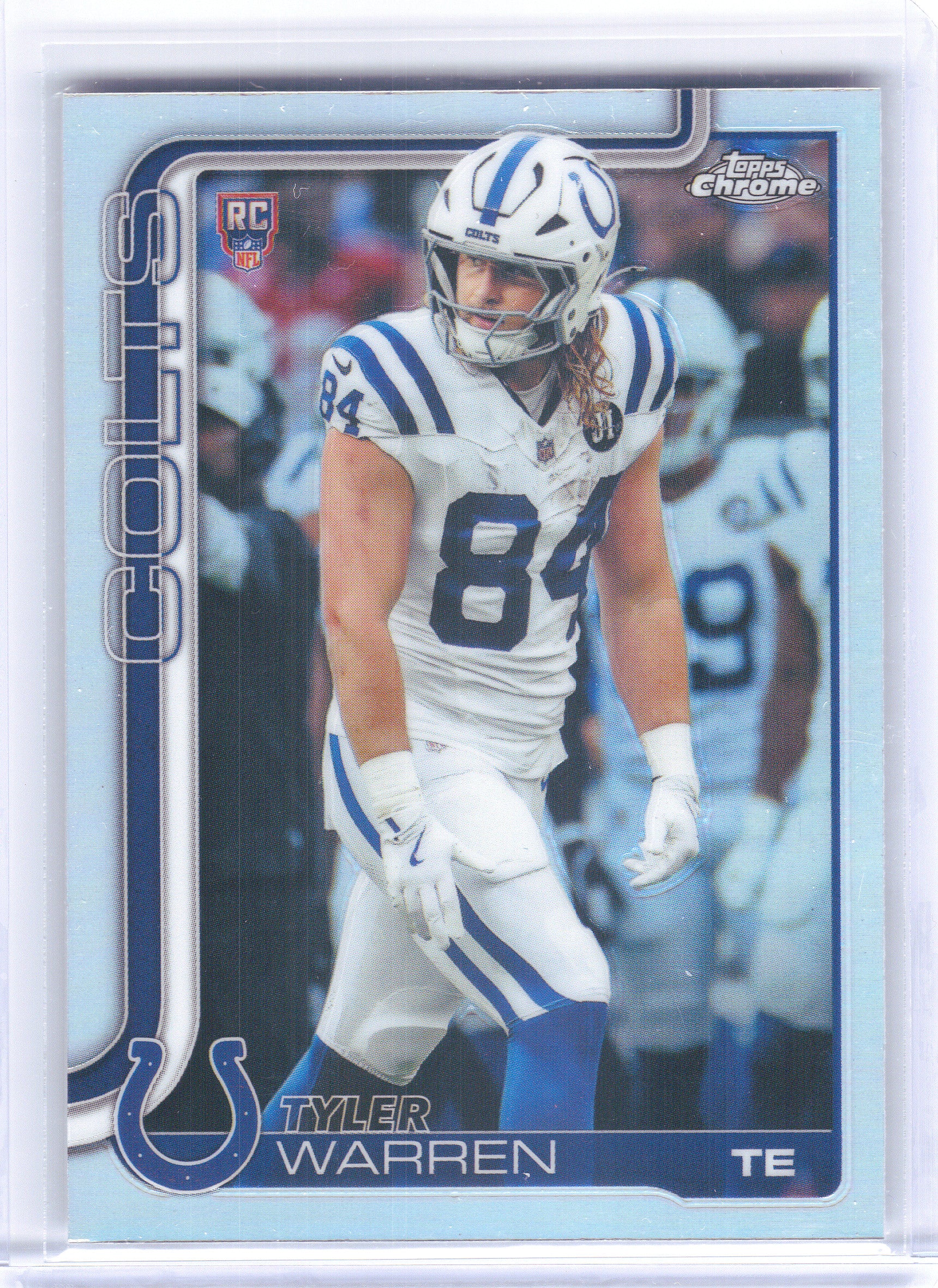 2025 Topps Chrome #346 Tyler Warren Refractor Indianapolis Colts RC