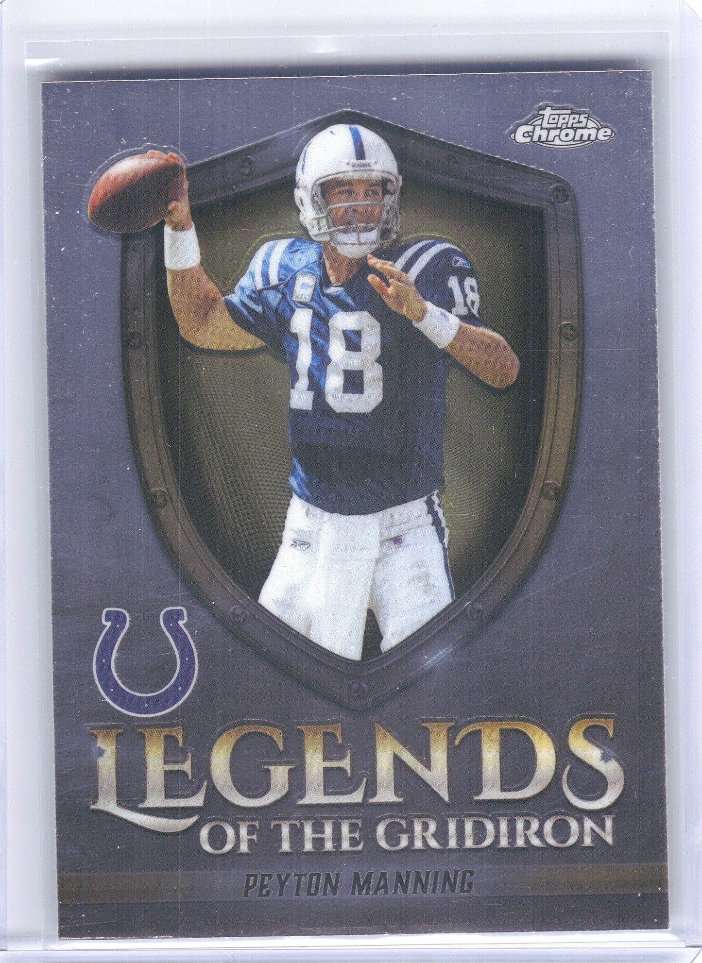 2025 Topps Chrome #LOG-10 Peyton Manning Legends of the Gridiron Indianapolis Colts