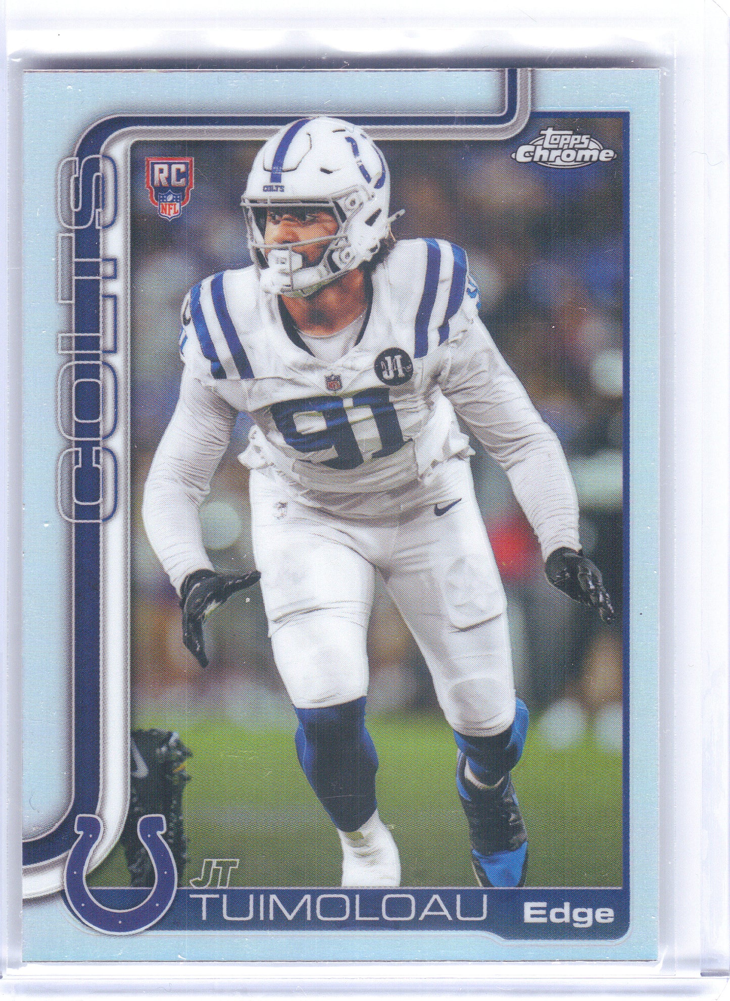 2025 Topps Chrome #356 JT Tuimoloau Refractor Indianapolis Colts RC