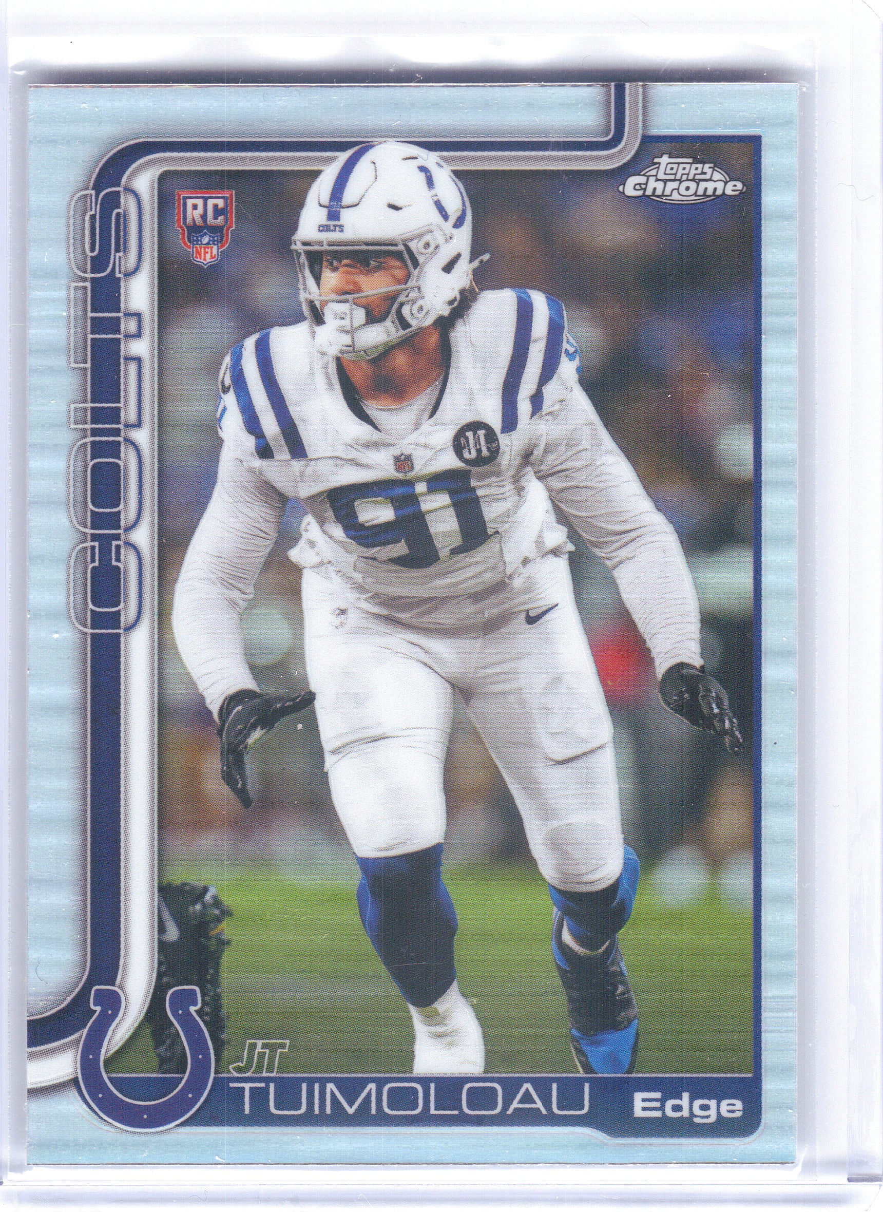 2025 Topps Chrome #356 JT Tuimoloau Refractor Indianapolis Colts RC