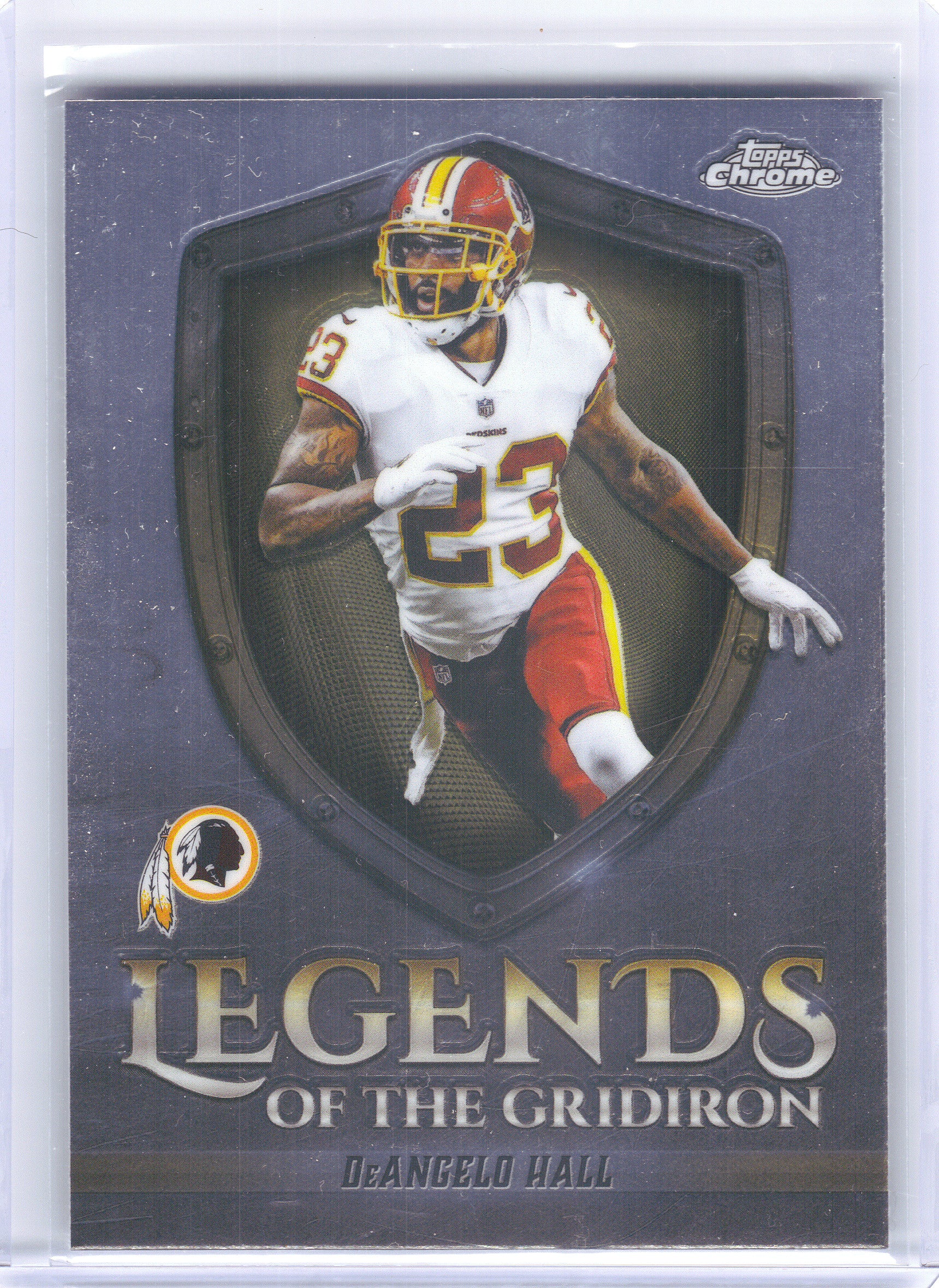 2025 Topps Chrome #LOG-35 DeAngelo Hall Legends of the Gridiron Washington Redskins