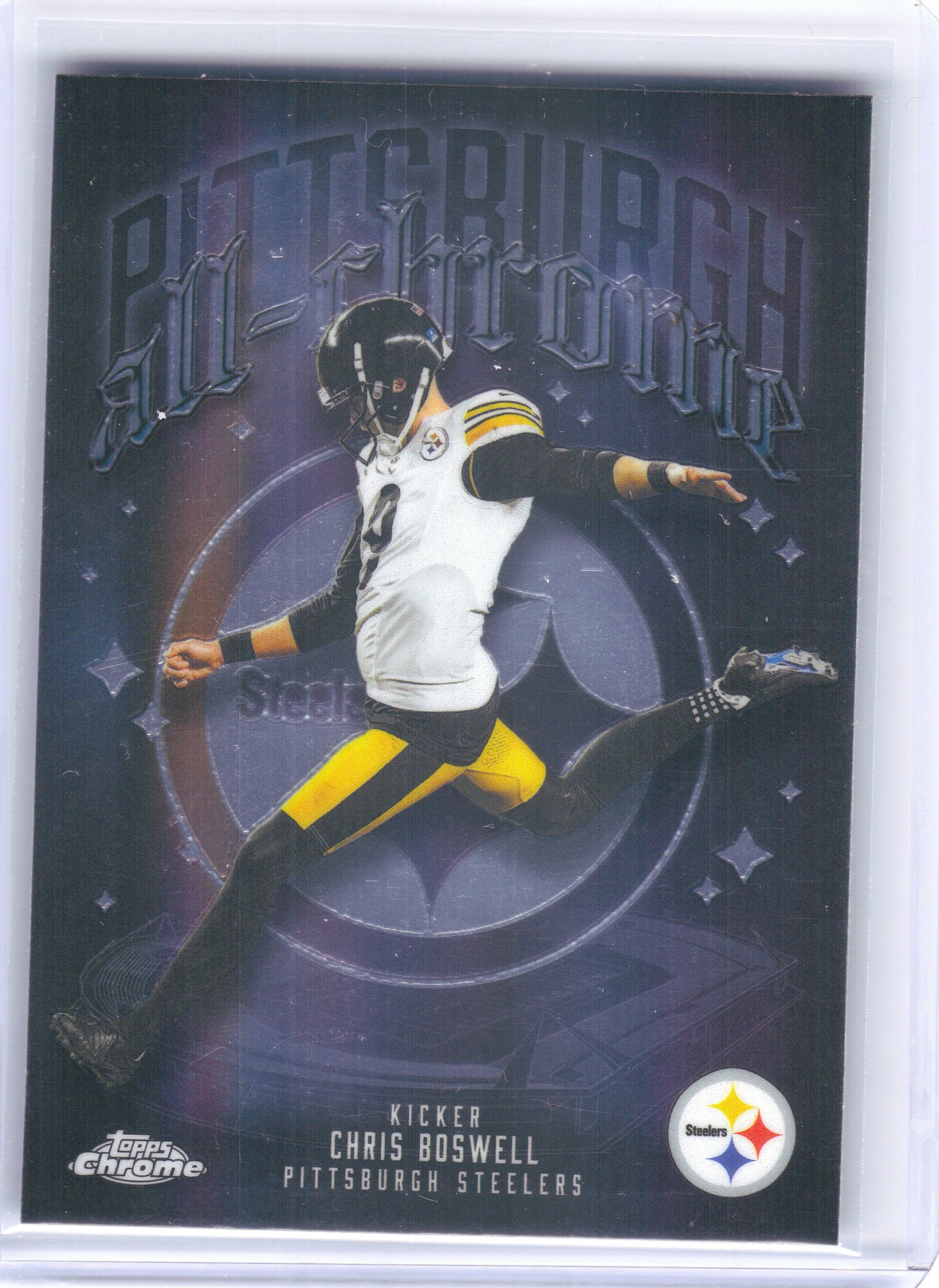2025 Topps Chrome #ACT-25 Chris Boswell All Chrome Team Pittsburgh Steelers