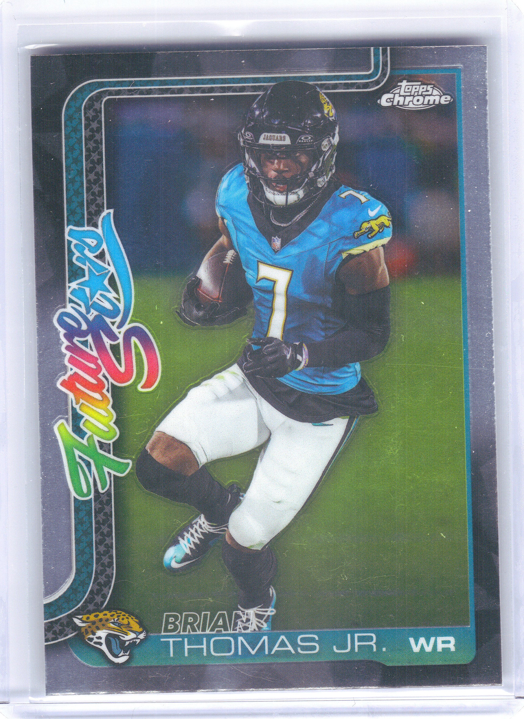2025 Topps Chrome #FS-4 Brian Thomas Jr. Future Stars Jacksonville Jaguars