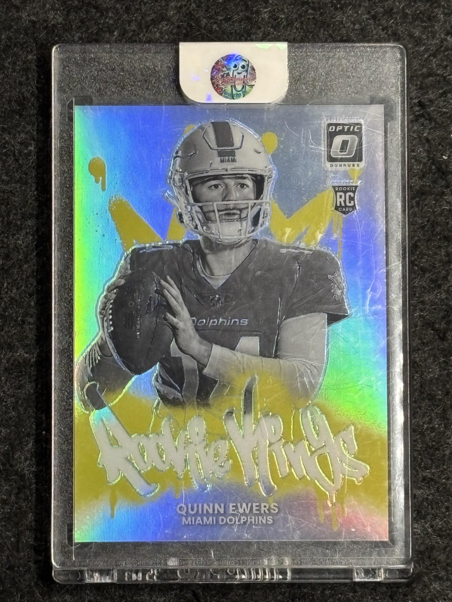 2025 Donruss Optic #15 Quinn Ewers Rookie Kings Miami Dolphins