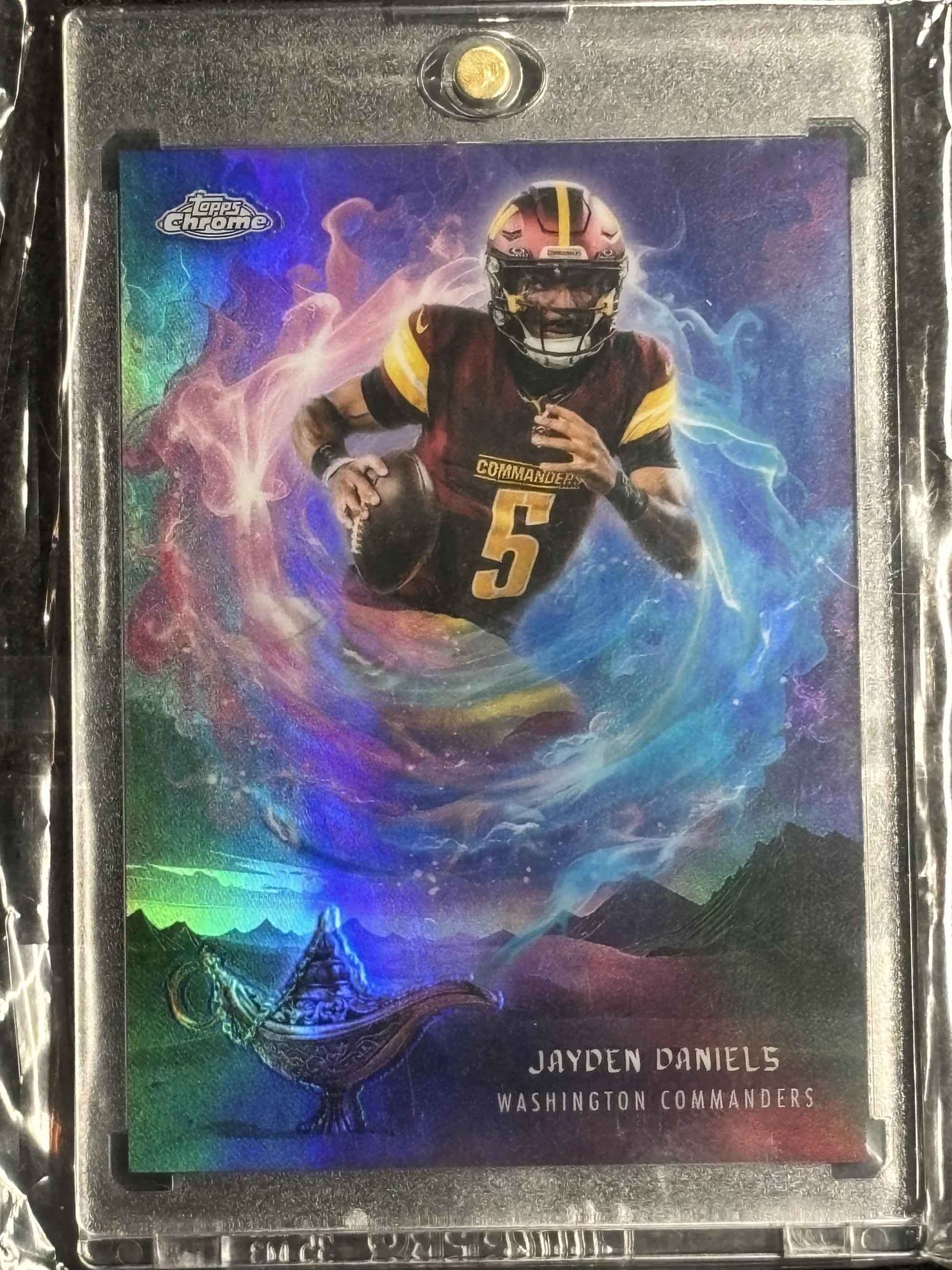 2025 Topps Chrome #GG-10 Jayden Daniels Game Genies Washington Commanders
