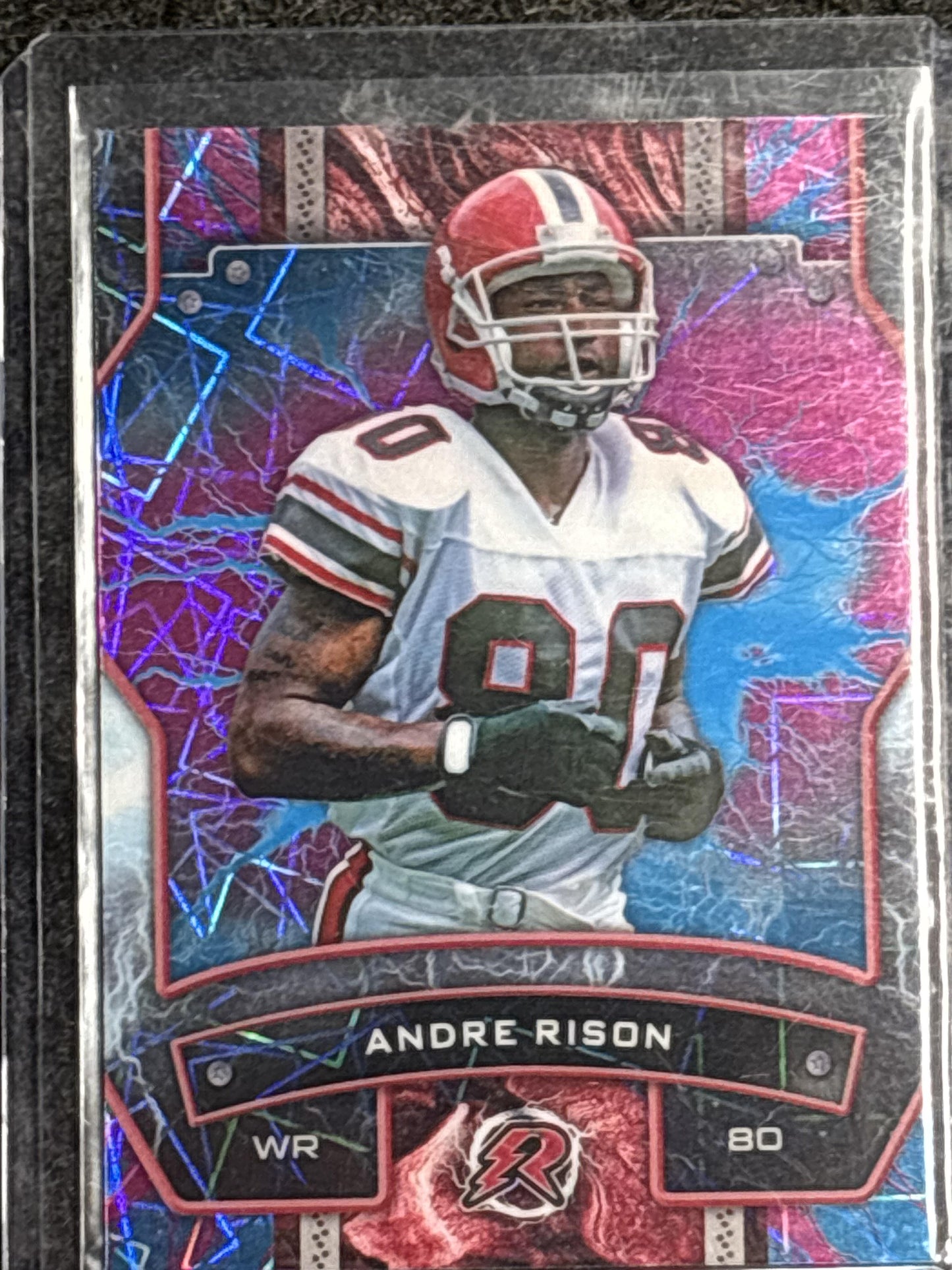 2024 Topps Resurgence #2 Andre Rison Sky Blue & Pink Shock Atlanta Falcons