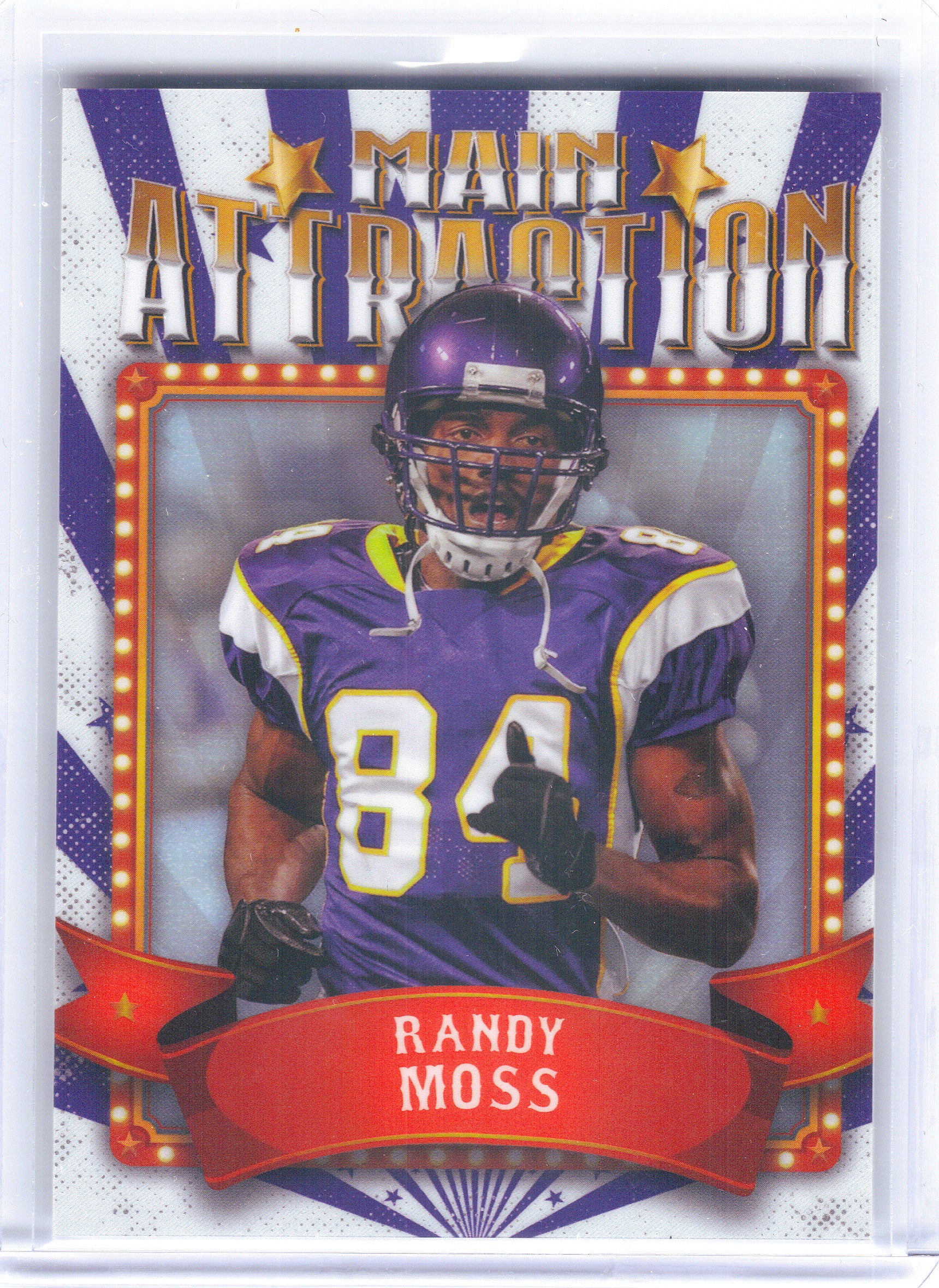 2024 Finest #MA-20 Randy Moss Main Attraction Minnesota Vikings