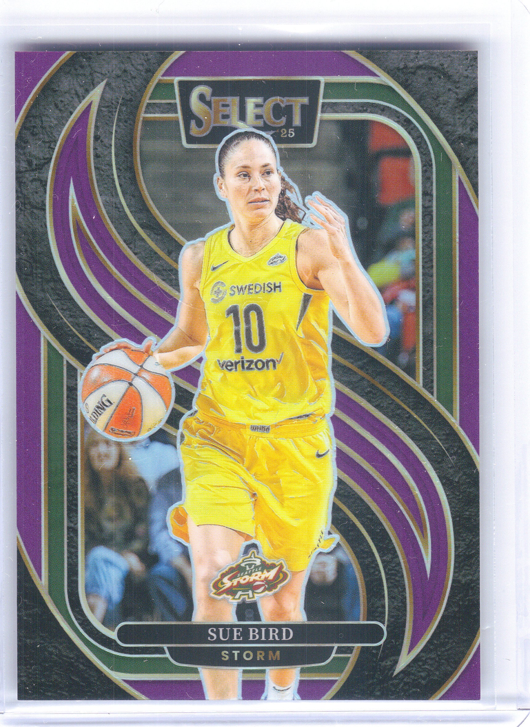 2025 Panini Select WNBA #146 Sue Bird Purple Prizms #/149 Seattle Storm SN