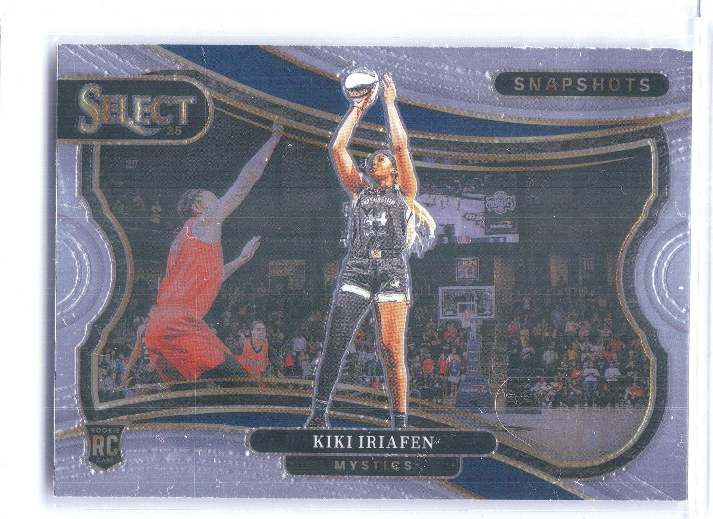 2025 Panini Select WNBA #24 Kiki Iriafen Snapshots Washington Mystics
