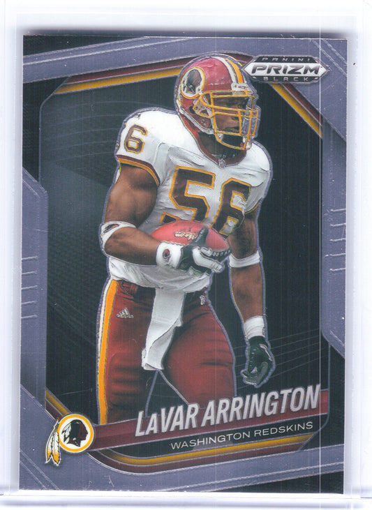 2025 Panini Prizm Black #150 LaVar Arrington Washington Redskins