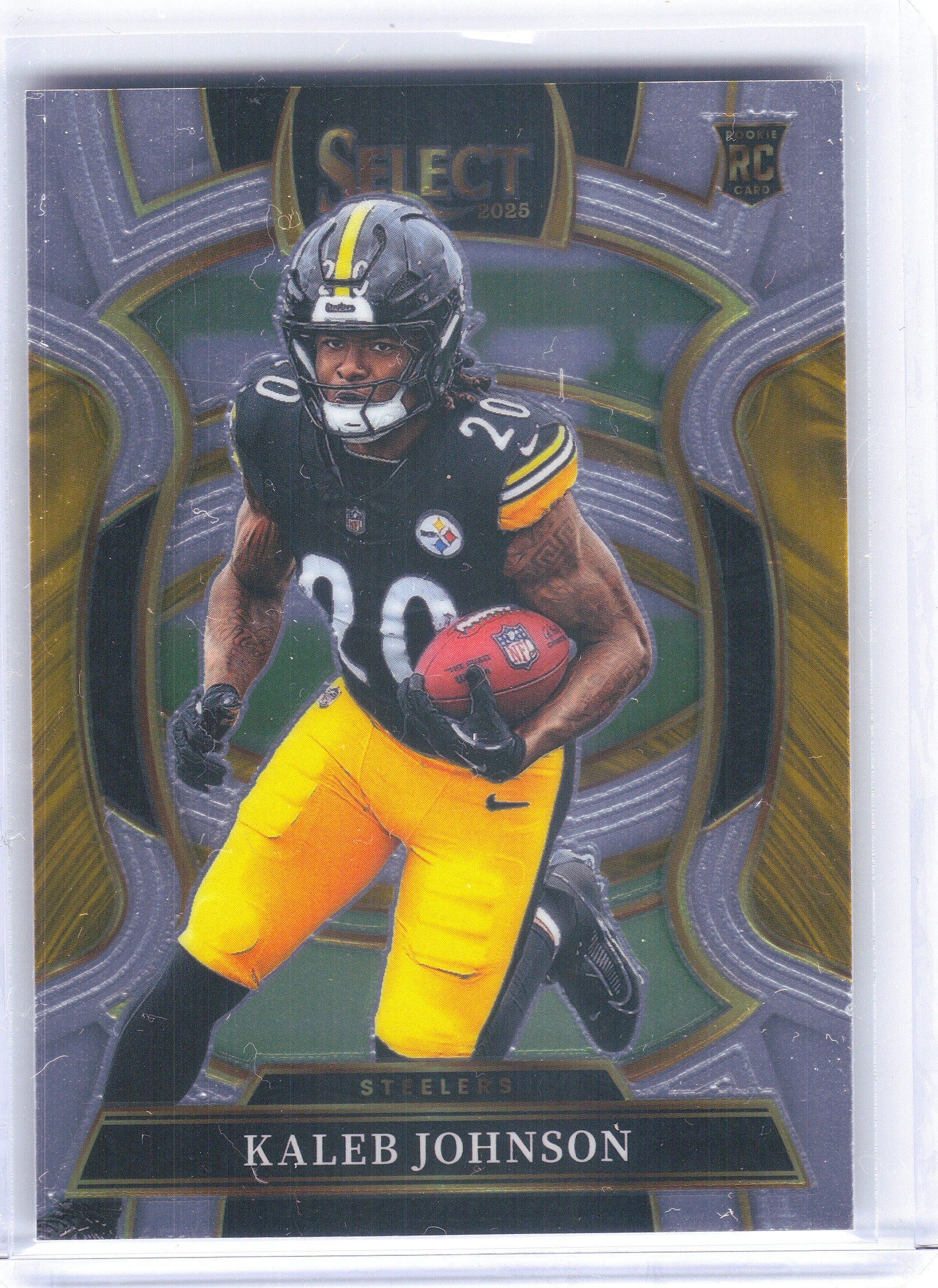 2025 Panini Select #52 Kaleb Johnson Pittsburgh Steelers Rookie