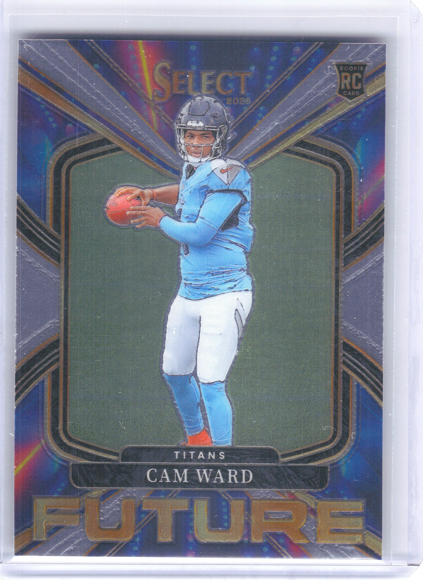 2025 Panini Select #25 Cam Ward Select Future Tennessee Titans