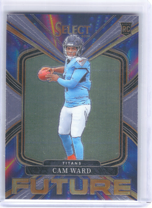 2025 Panini Select #25 Cam Ward Select Future Tennessee Titans