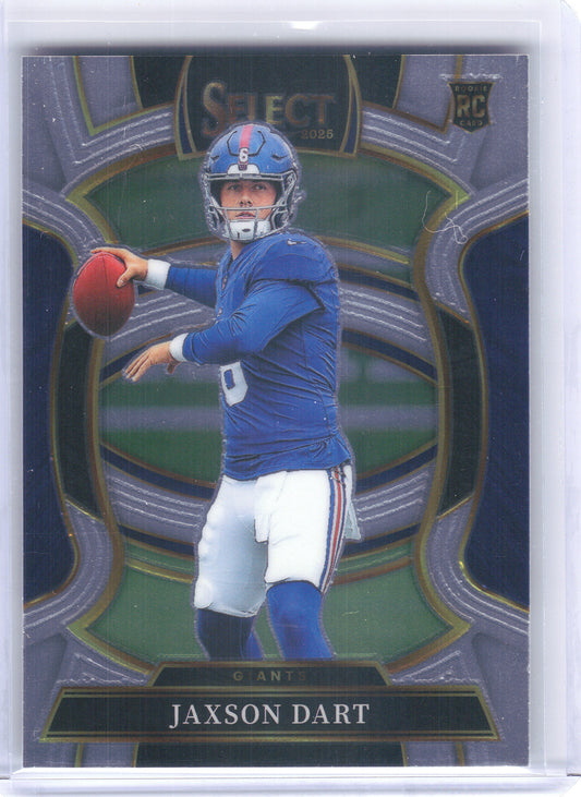 2025 Panini Select #93 Jaxson Dart New York Giants Rookie
