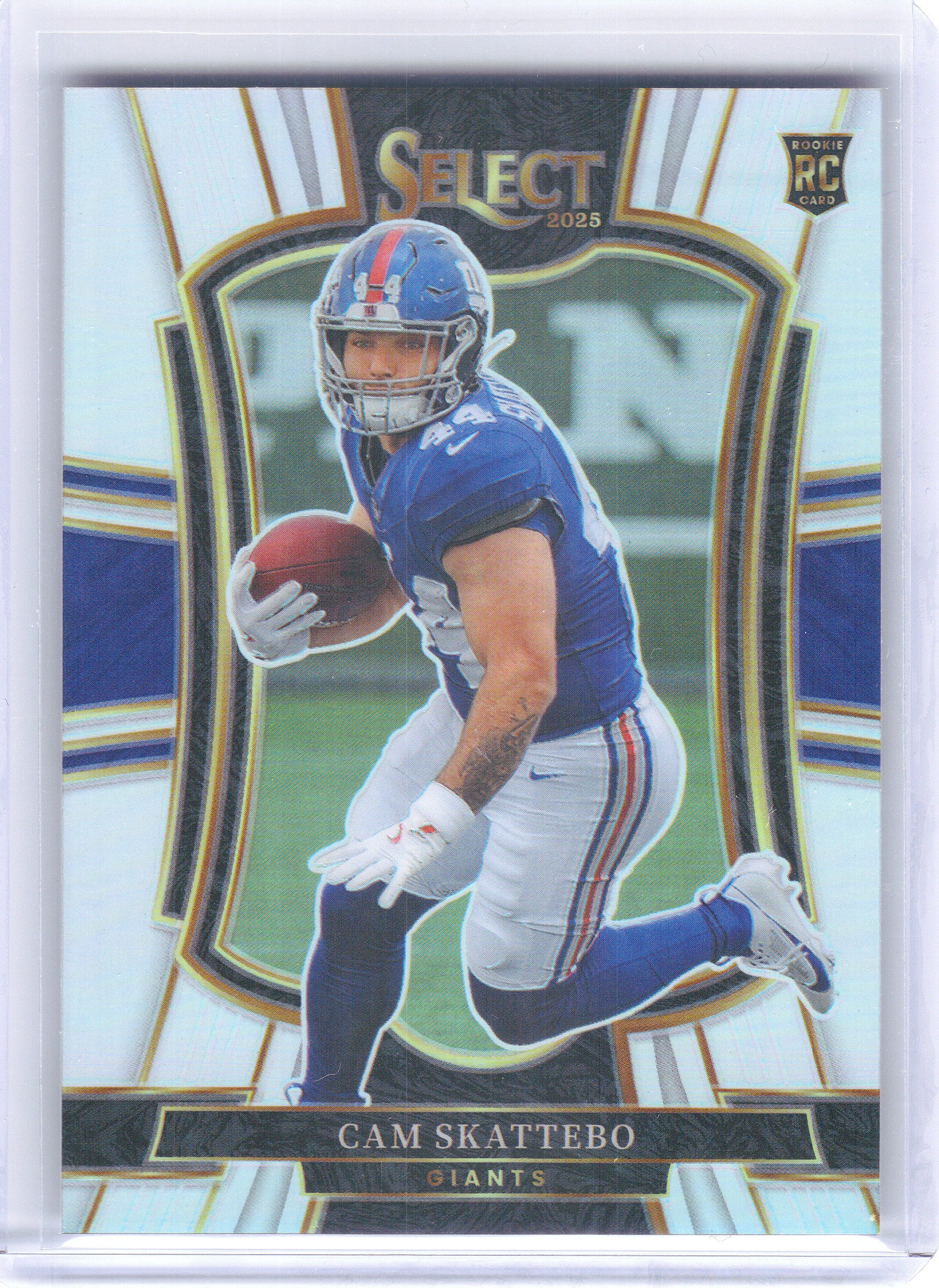 2025 Panini Select #195 Cam Skattebo Silver Prizm New York Giants Rookie