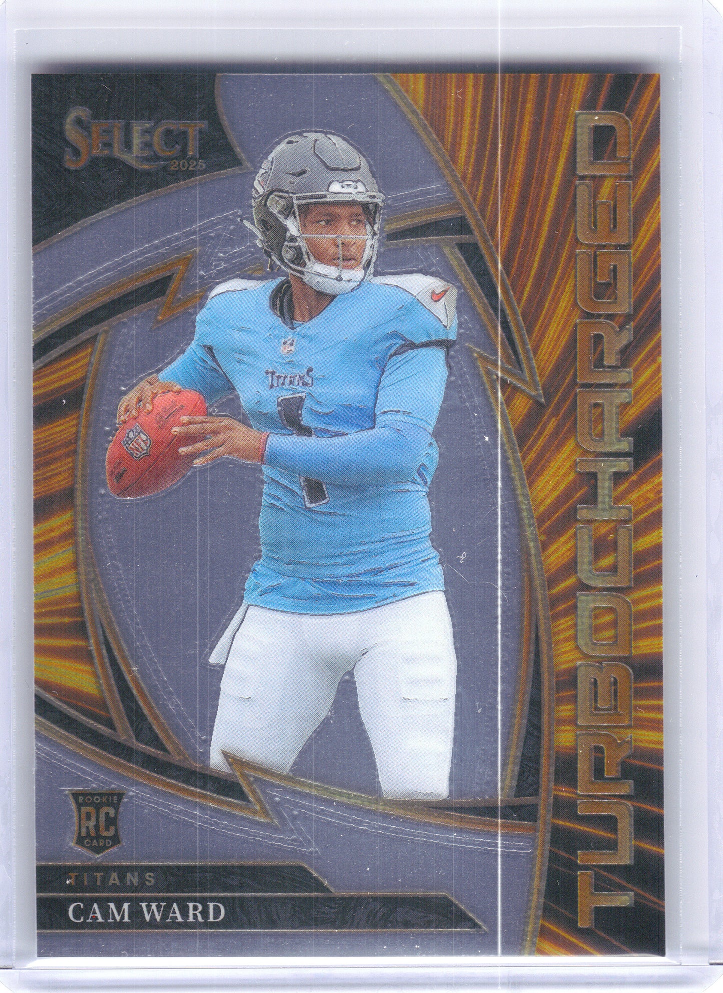 2025 Panini Select #23 Cam Ward Turbocharged Tennessee Titans