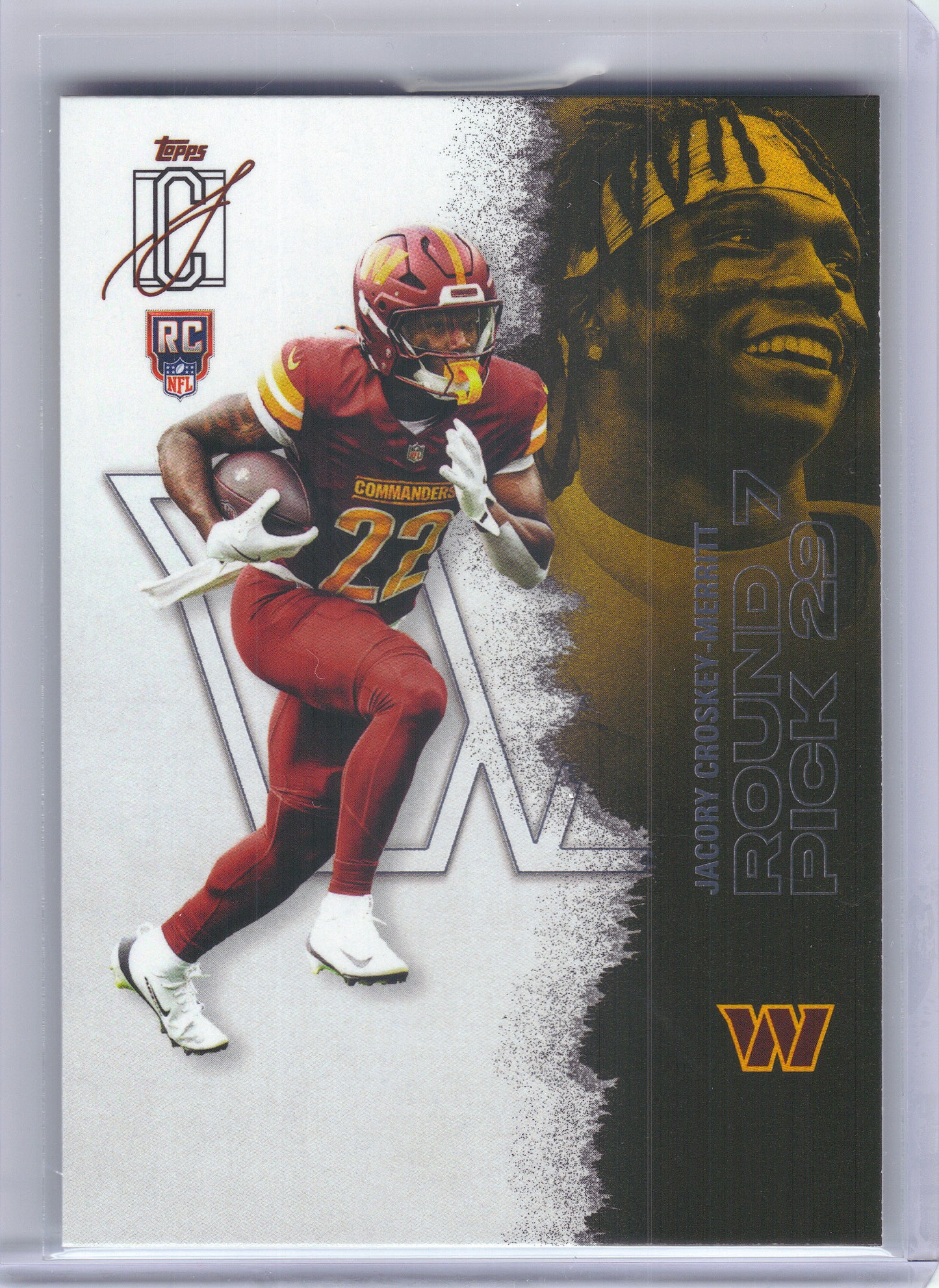 2025 Topps Signature Class #235 Jacory Croskey-Merritt Washington Commanders Rookie
