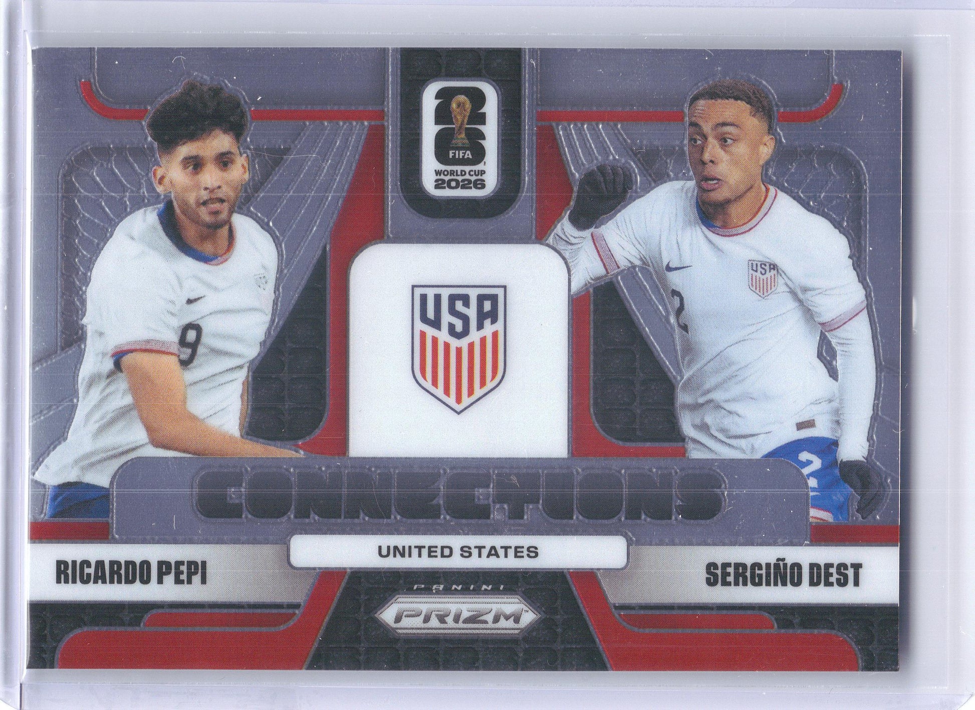 2026 Panini Prizm FIFA World Cup #14 Ricardo Pepi / Sergino Dest Connections USA