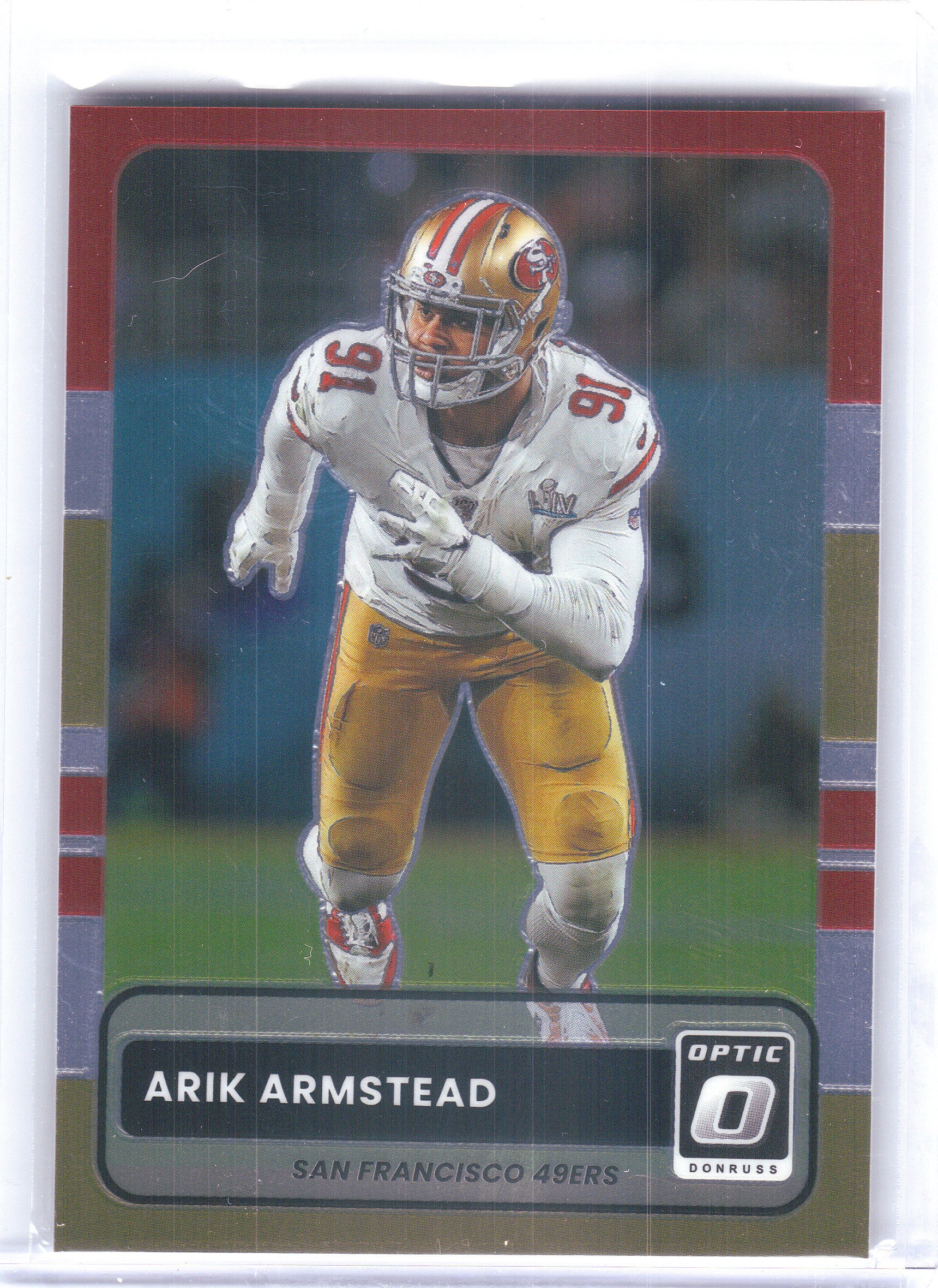 2025 Donruss Optic #23 Arik Armstead 2015 Retro San Francisco 49ers