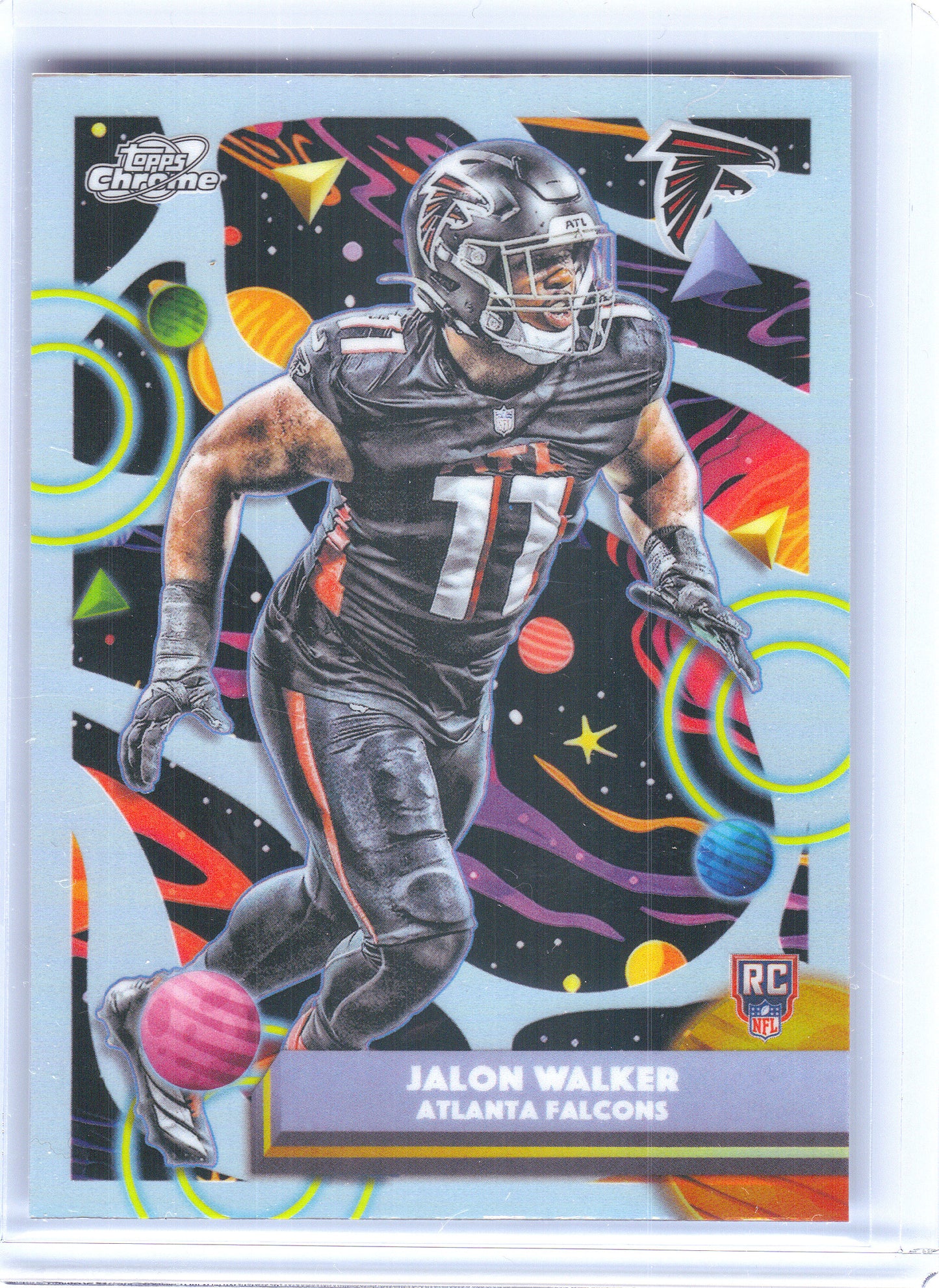 2025 Topps Chrome Cosmic #7 Lamar Jackson Refractor Baltimore Ravens