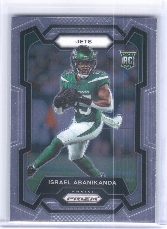 2023 Panini Prizm #379 Israel Abanikanda New York Jets Rookie