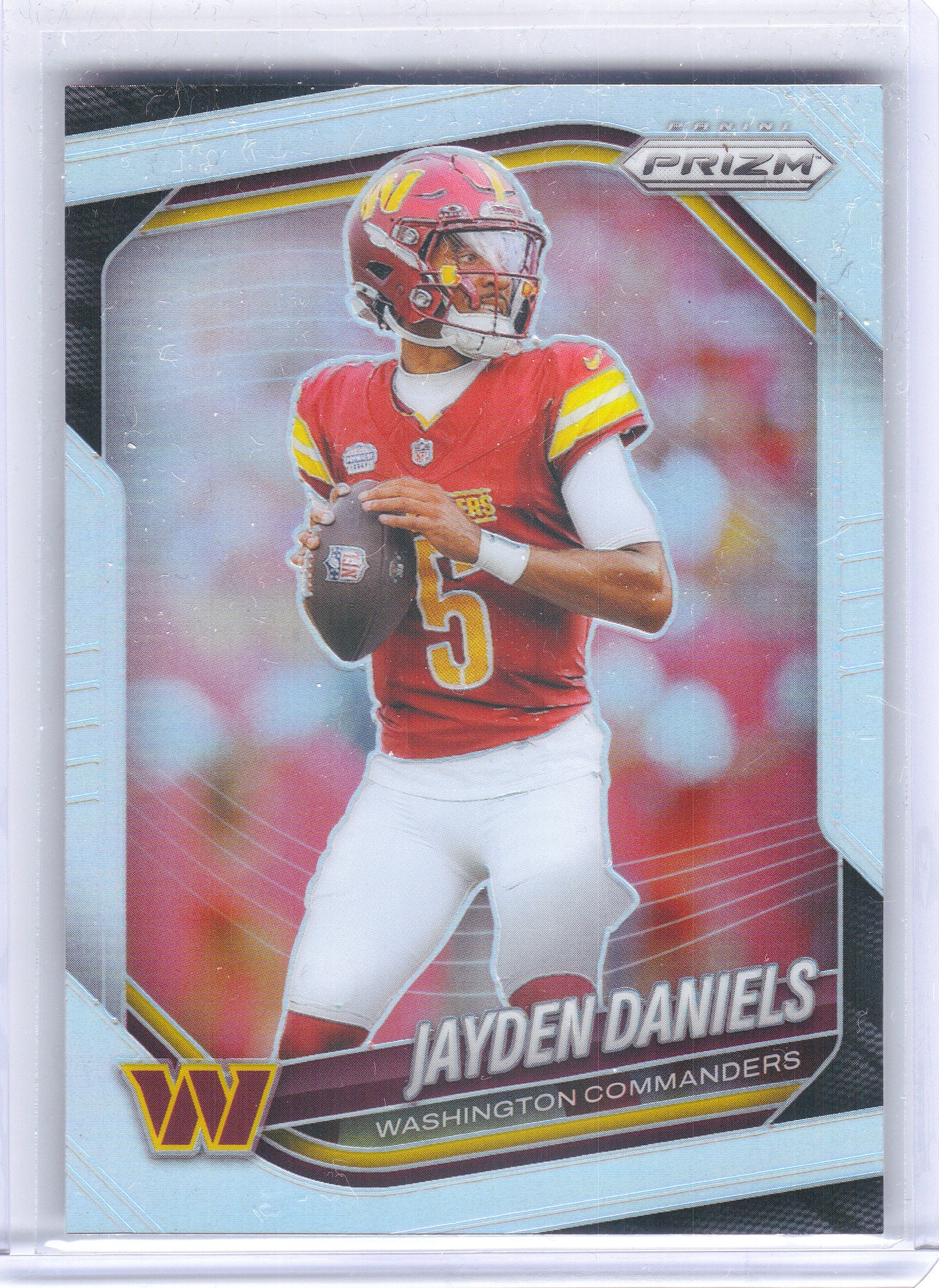 2025 Panini Prizm #278 Jayden Daniels Silver Washington Commanders
