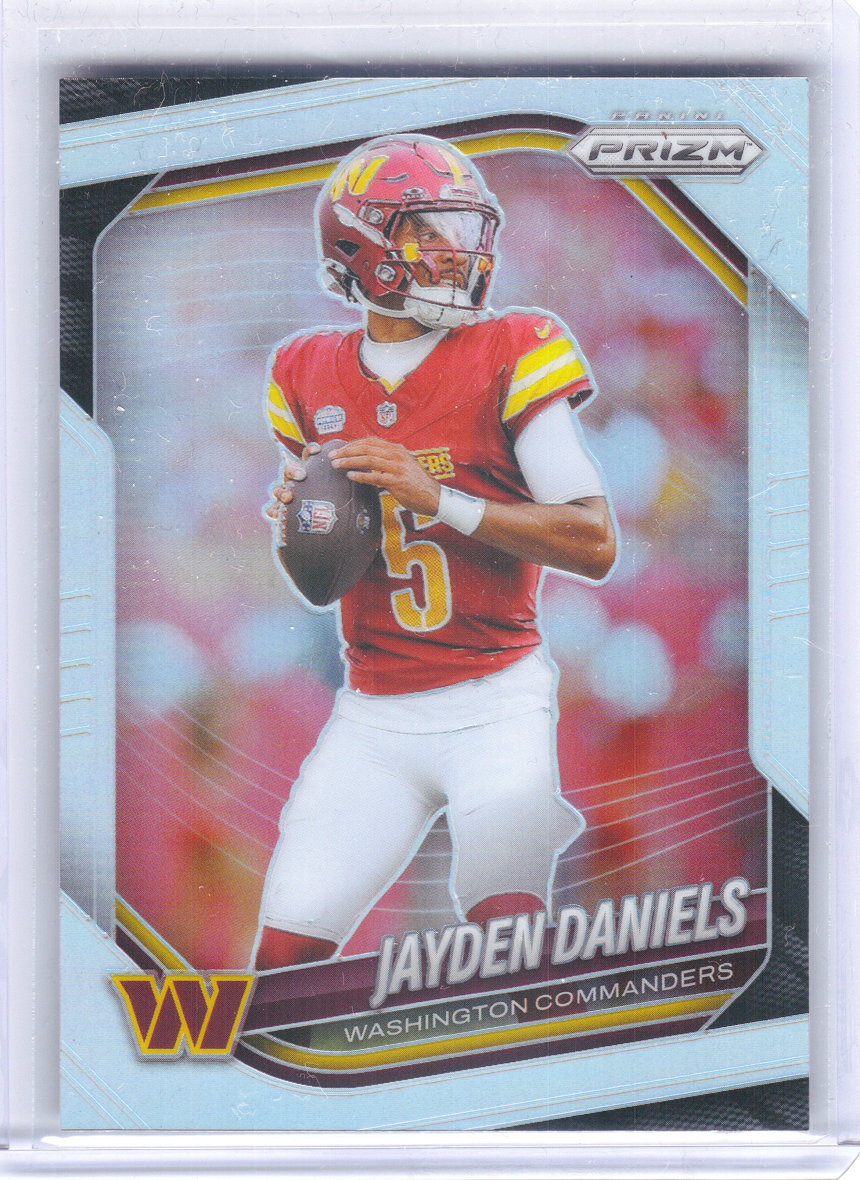 2025 Panini Prizm #278 Jayden Daniels Silver Washington Commanders
