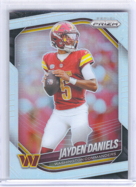 2025 Panini Prizm #278 Jayden Daniels Silver Washington Commanders
