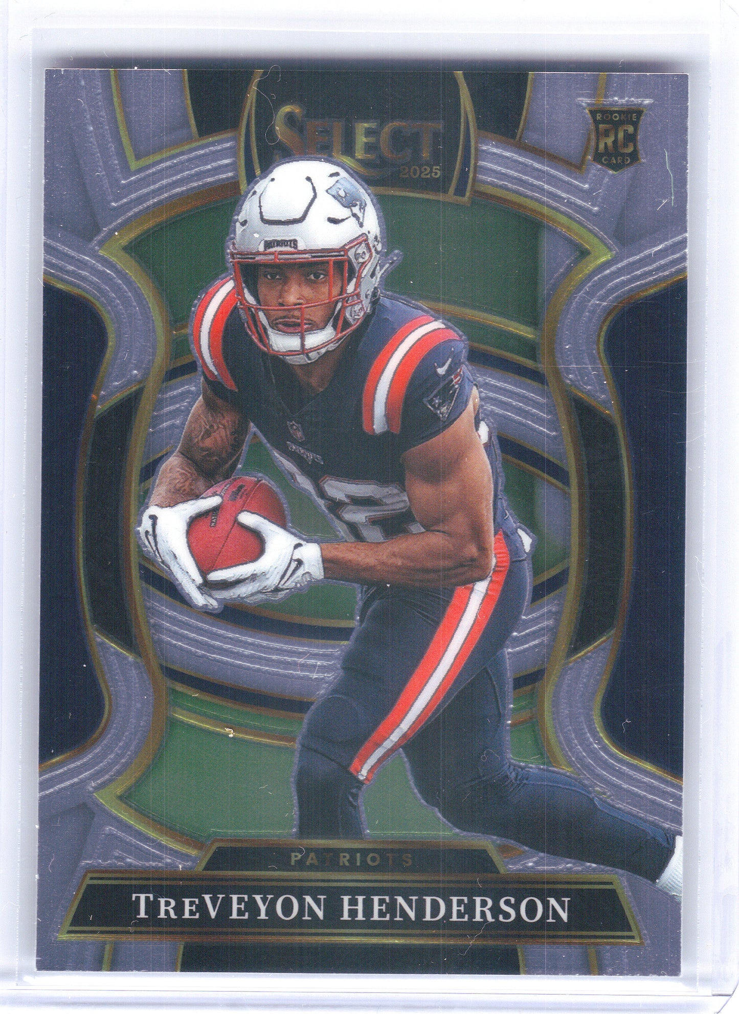 2025 Panini Select #78 TreVeyon Henderson New England Patriots Rookie