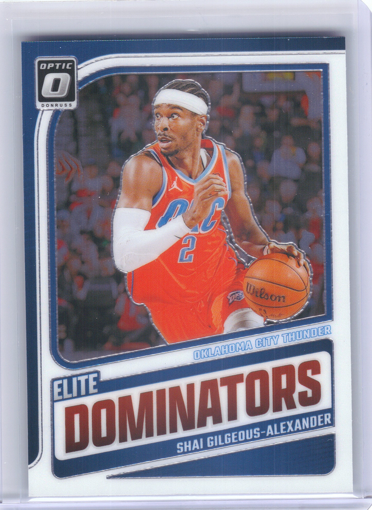2024-25 Donruss Optic #19 Shai Gilgeous-Alexander Elite Dominators Oklahoma City Thunder