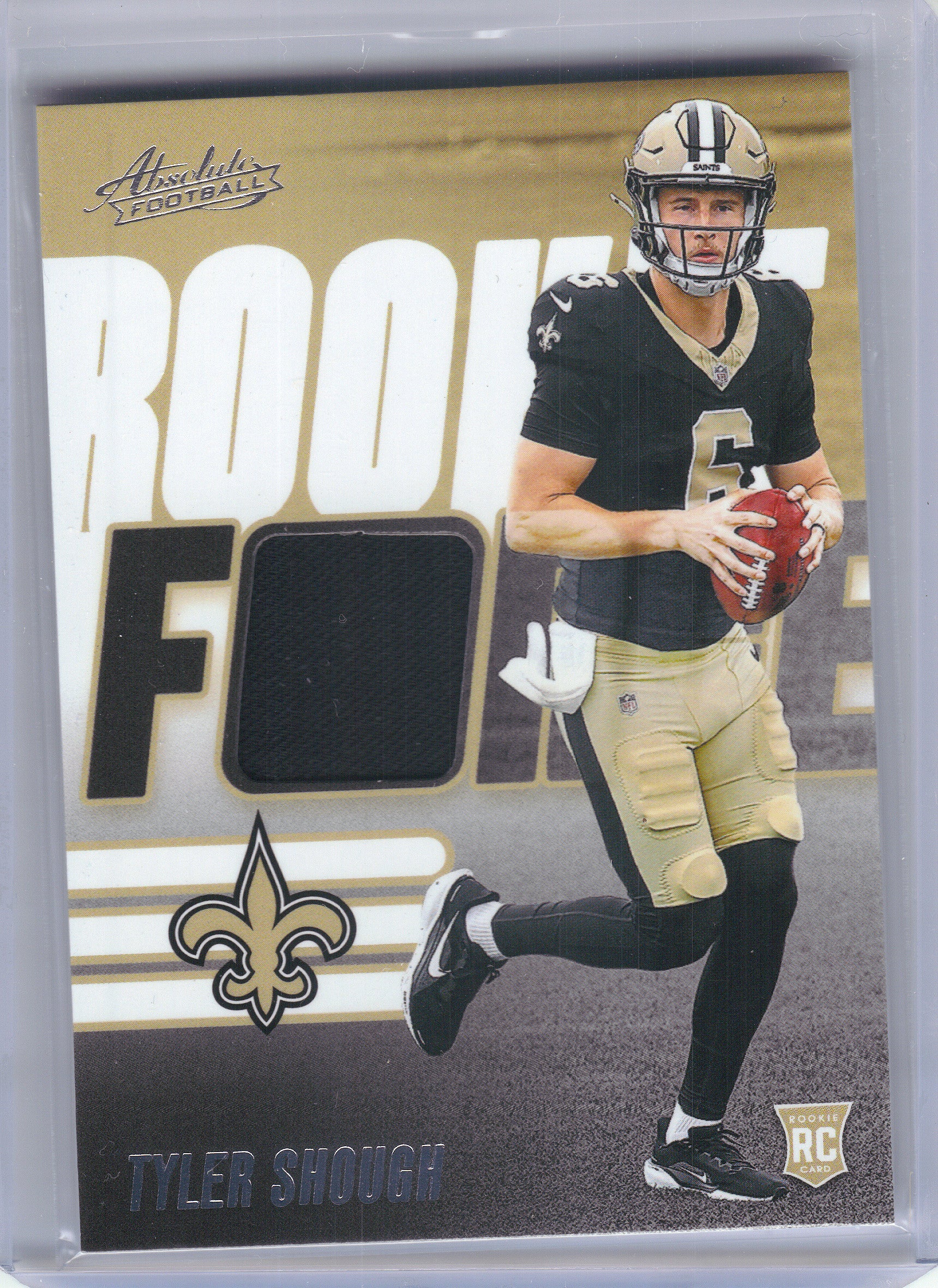2025 Panini Absolute #RF-TSH Tyler Shough Rookie Force New Orleans Saints Memorabilia