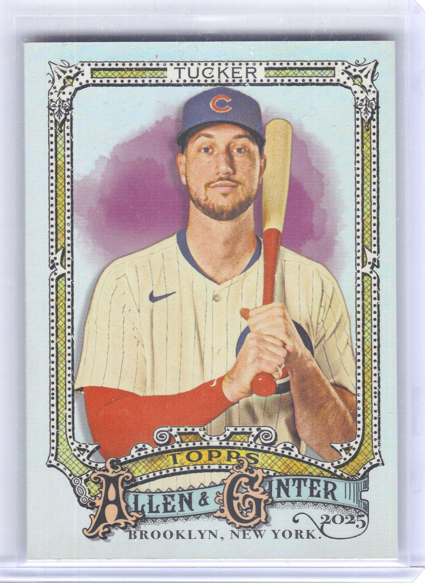 2025 Topps Allen & Ginter #23 Kyle Tucker Foil Filagree Chicago Cubs