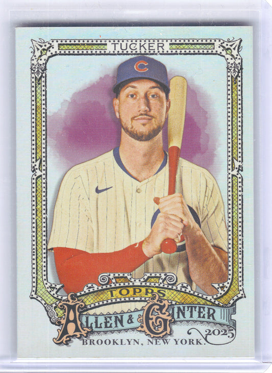 2025 Topps Allen & Ginter #23 Kyle Tucker Foil Filagree Chicago Cubs