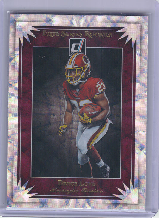 2019 Donruss #ESR-27 Bryce Love Elite Series Rookies Washington Redskins