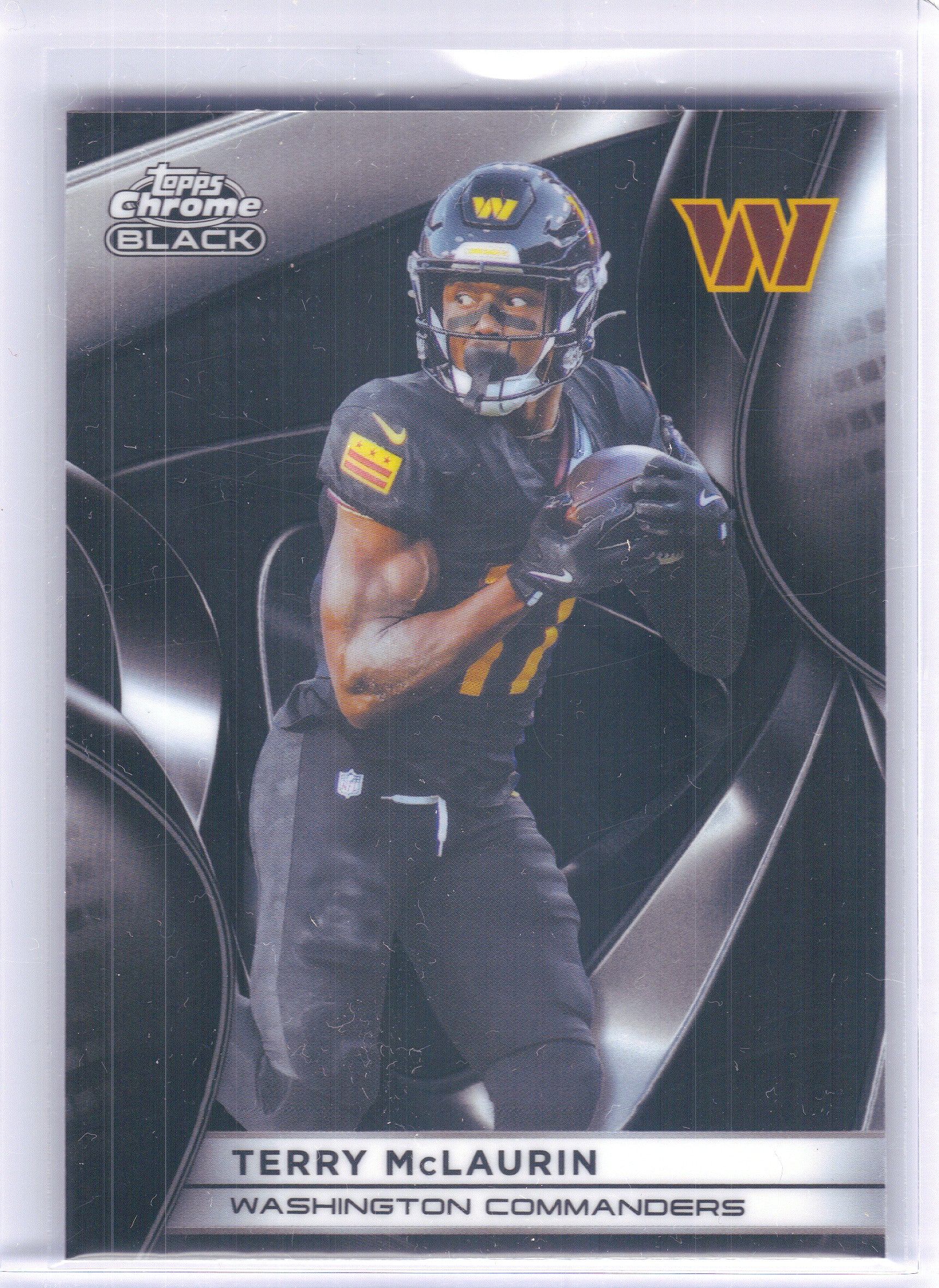 2025 Topps Chrome Black #99 Terry McLaurin Washington Commanders