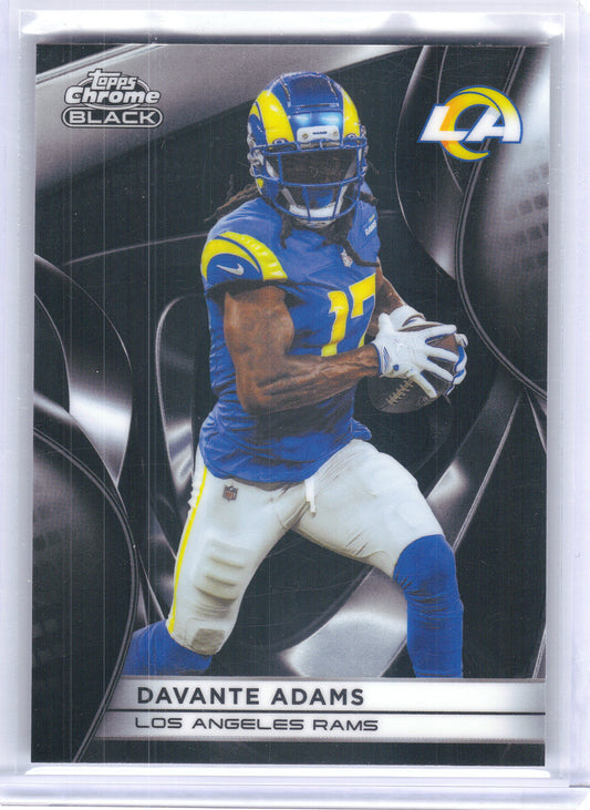2025 Topps Chrome Black #59 Davante Adams Los Angeles Rams
