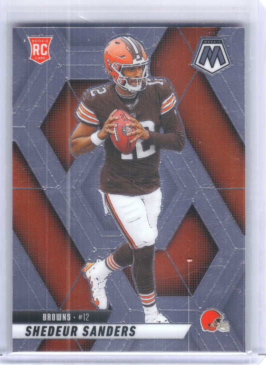 2025 Panini Mosaic #302 Shedeur Sanders Cleveland Browns Rookie