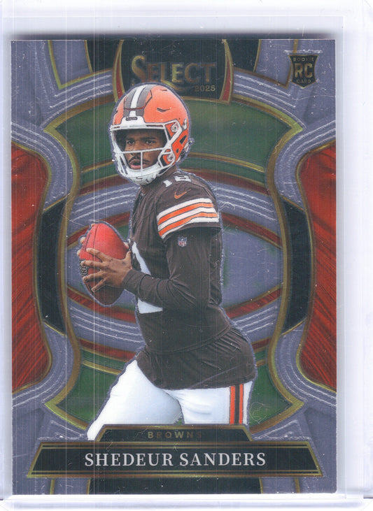 2025 Panini Select #54 Shedeur Sanders Cleveland Browns Rookie