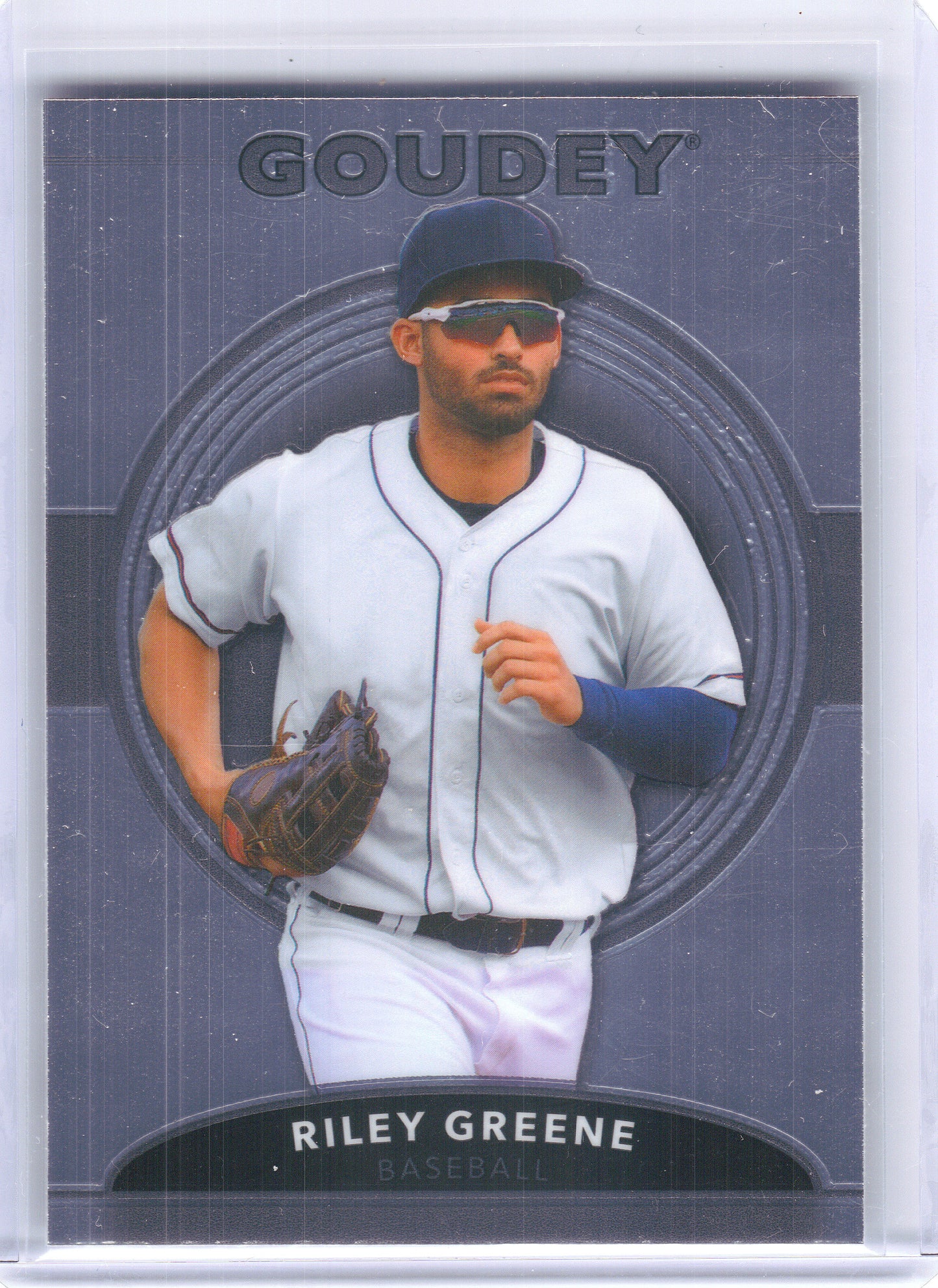 2022 Upper Deck Goodwin Champions #GP7 Riley Greene Goudey Platinum