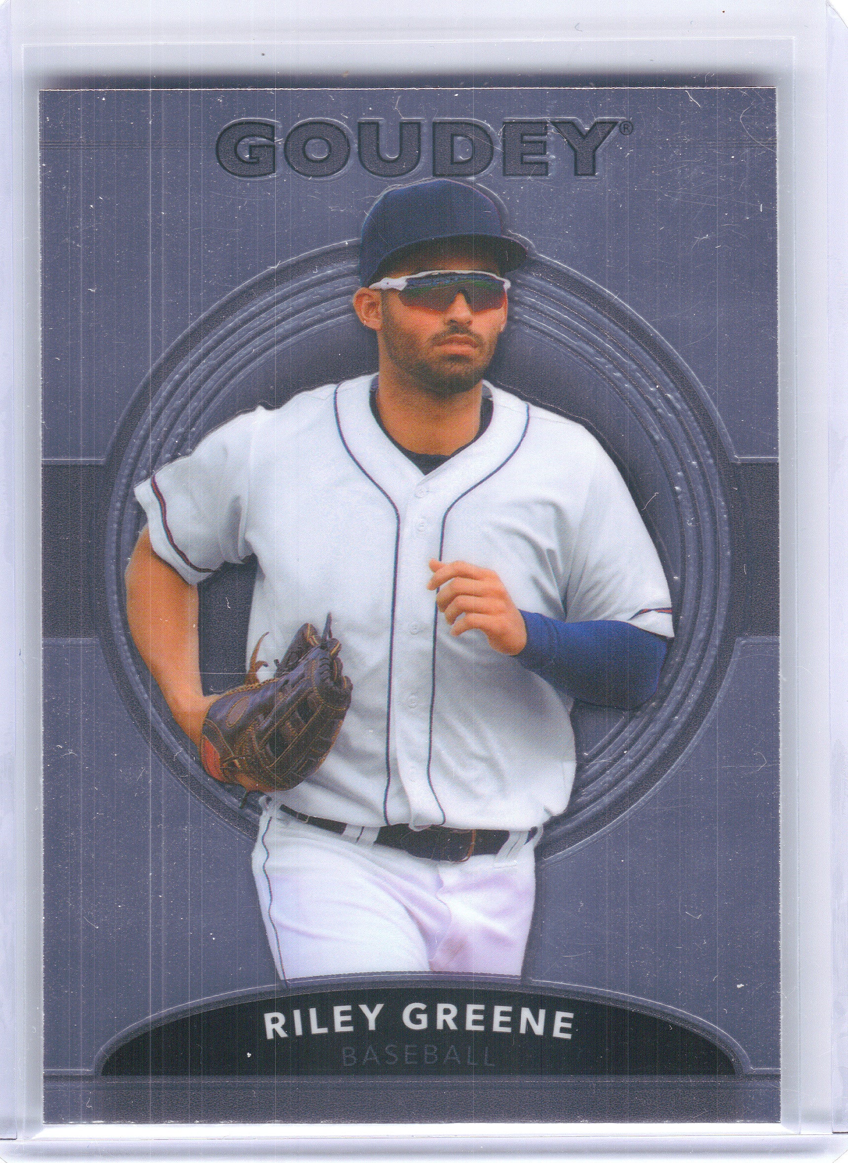 2022 Upper Deck Goodwin Champions #GP7 Riley Greene Goudey Platinum