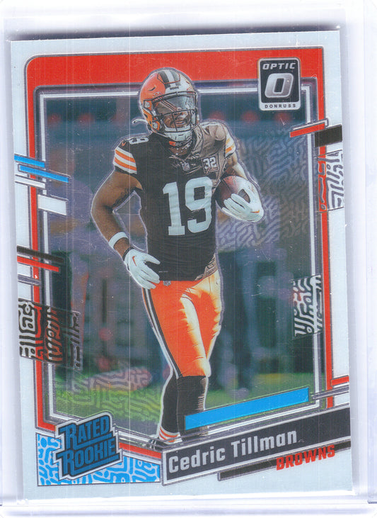 2023 Donruss Optic #224 Cedric Tillman Cleveland Browns Rookie