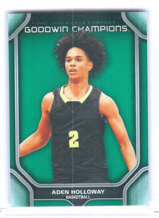 2024 Upper Deck Goodwin Champions #P22 Aden Holloway Platinum Green