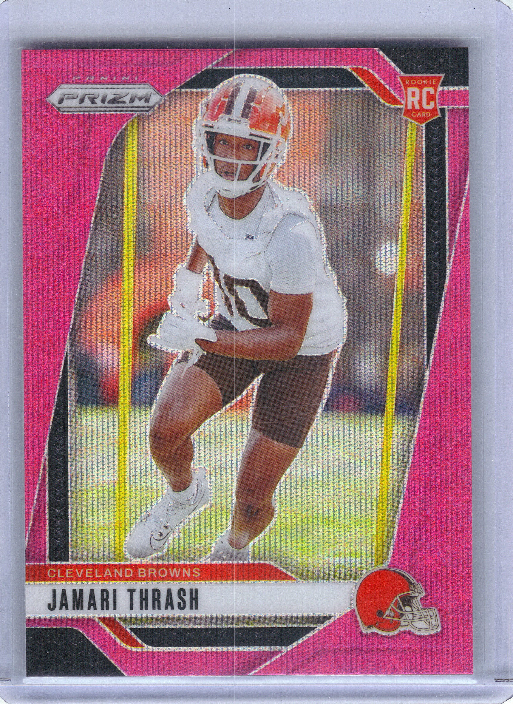 2024 Panini Prizm #340 Jamari Thrash Pink Wave Cleveland Browns Rookie