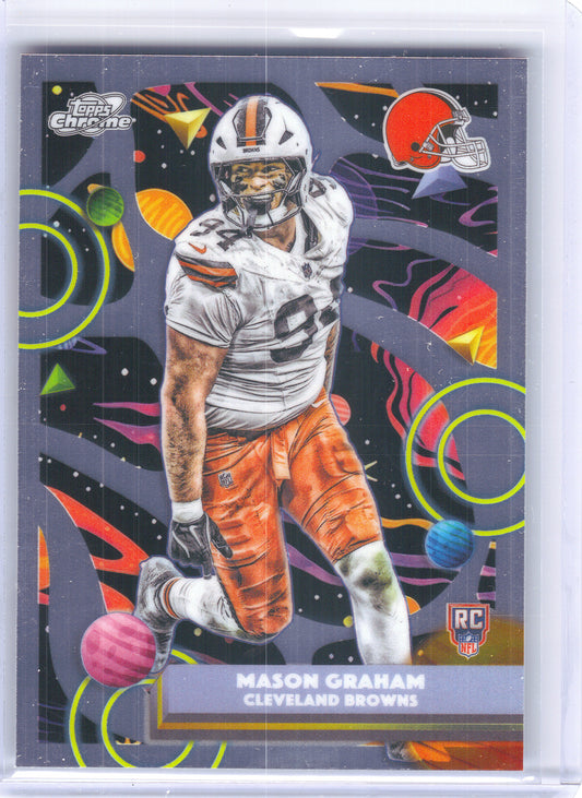 2025 Topps Chrome Cosmic #122 Mason Graham Cleveland Browns Rookie