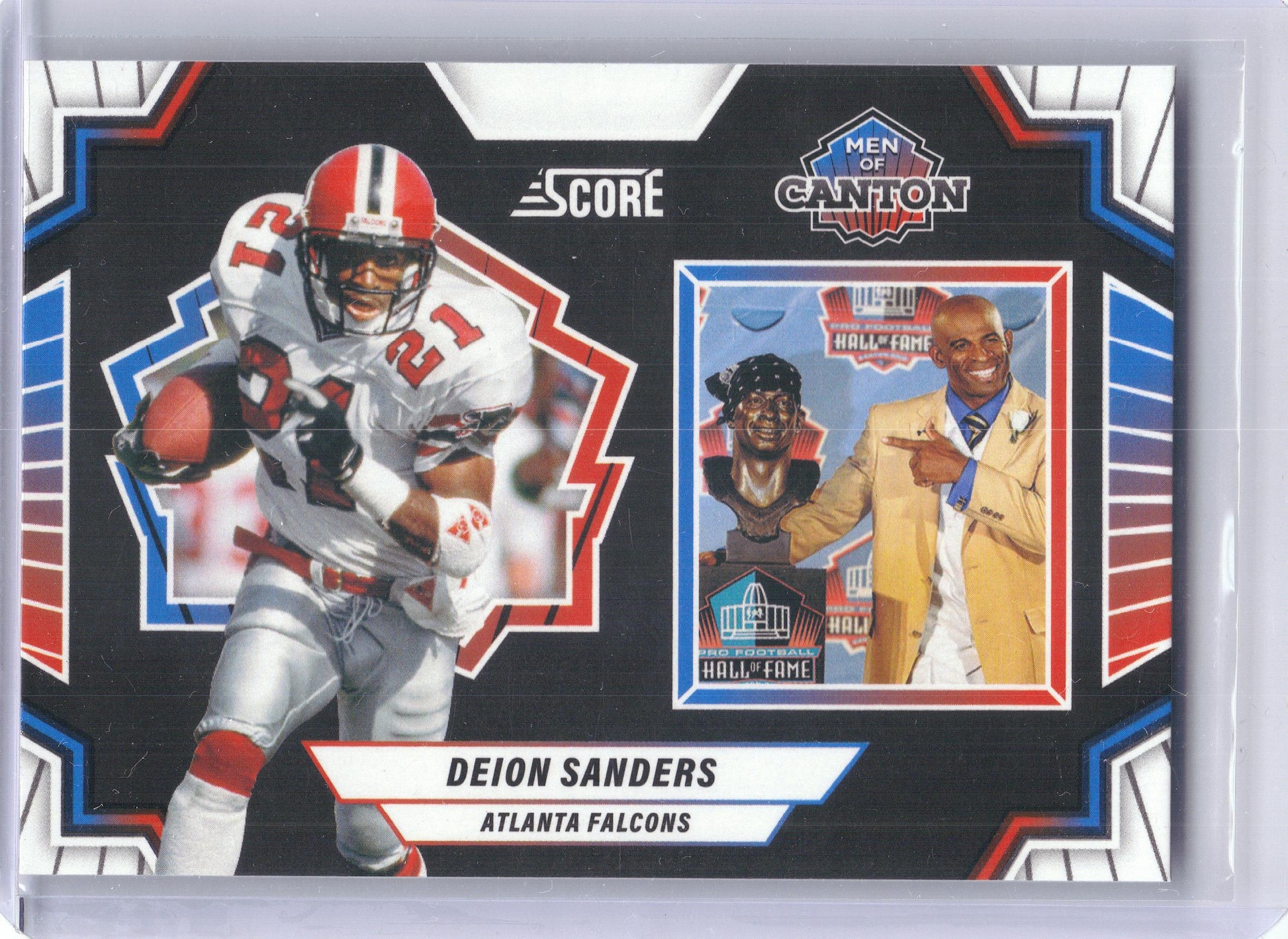 2025 Score #7 Deion Sanders Men of Canton Atlanta Falcons